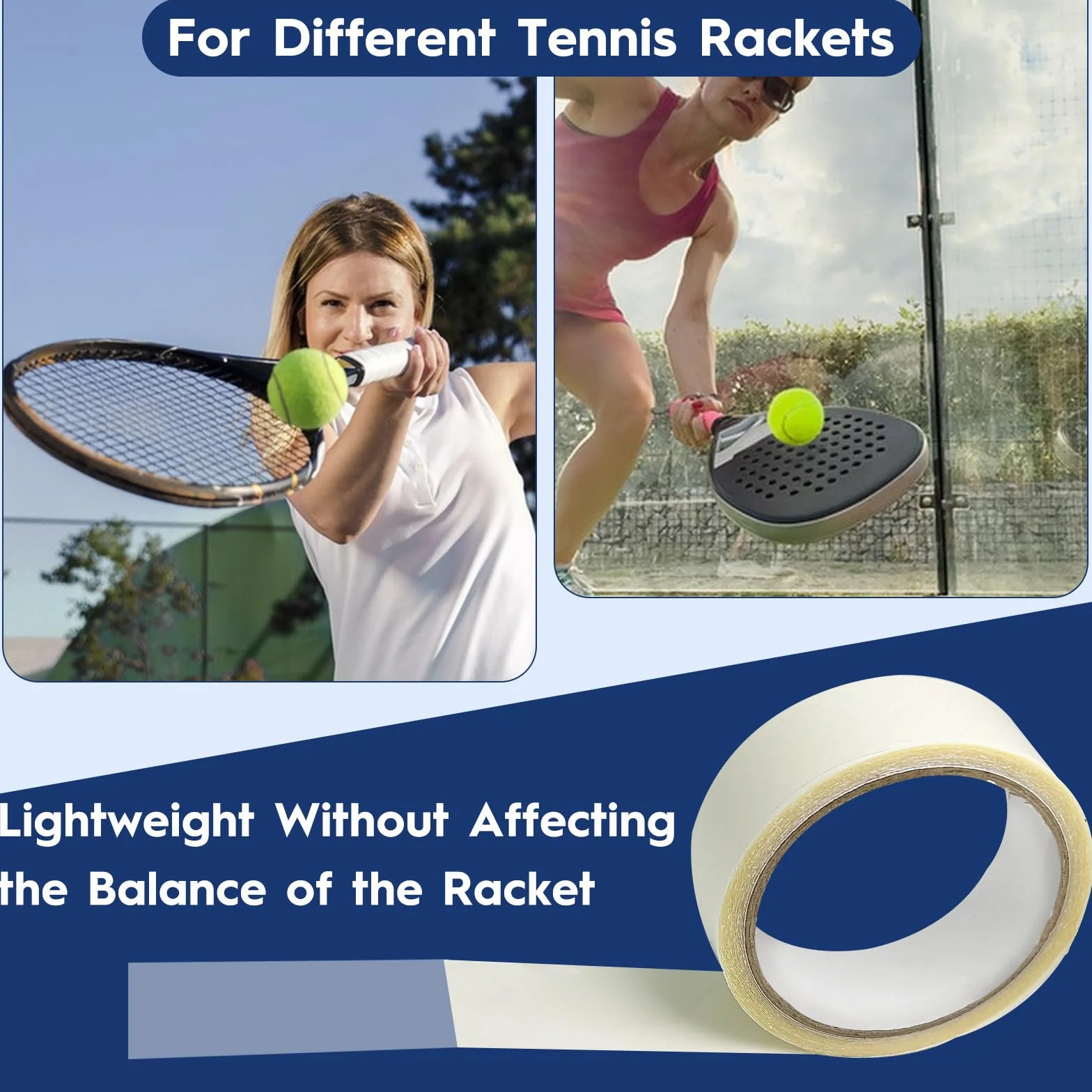 Cinta protectora transparente autoadhesiva 3,5 cm x 5 m para tenis
