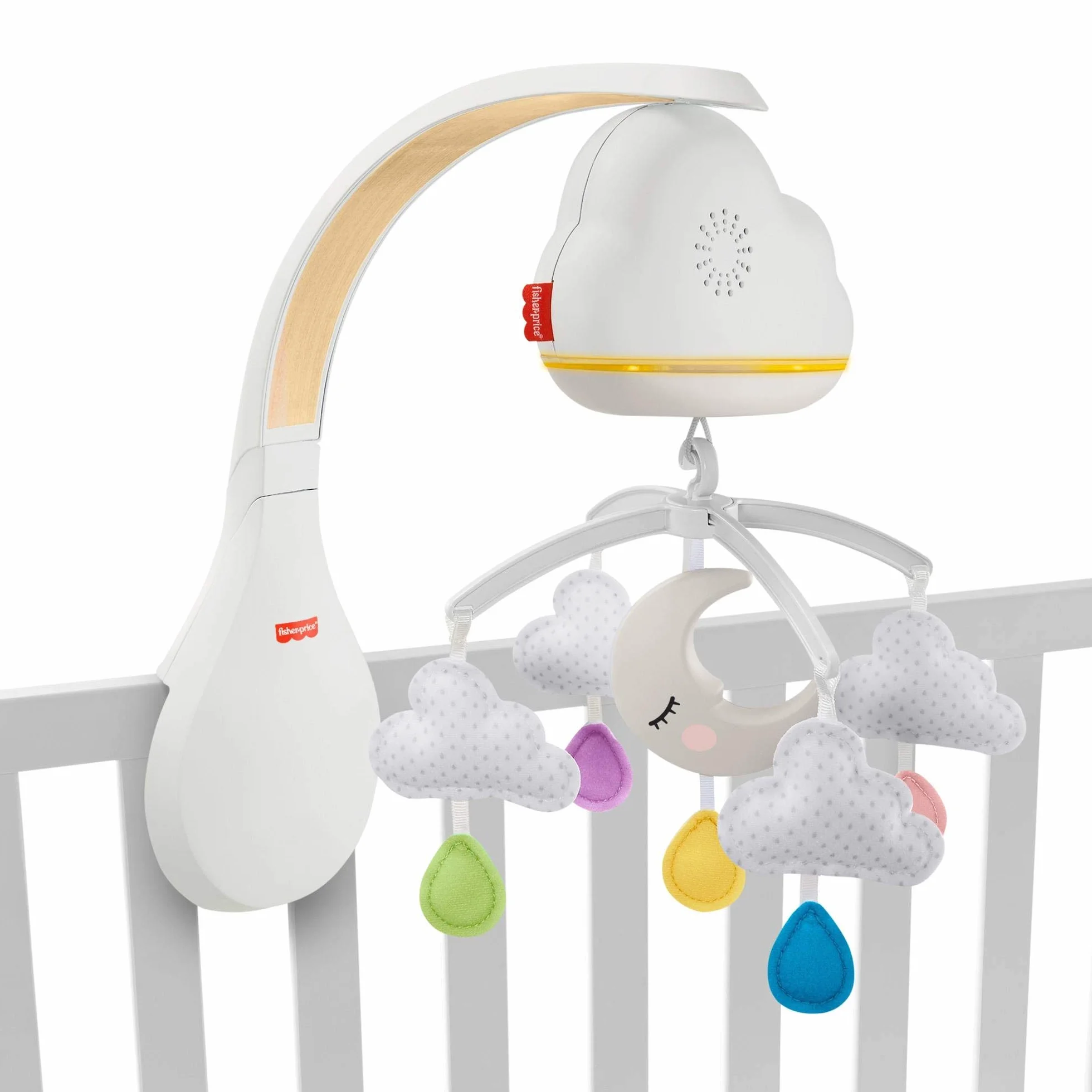 Fisher-Price Móvil Nubes y Lunas Proyector para Bebé Recién Nacido Mattel GRP99