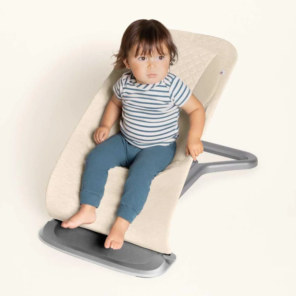 Ergobaby Hamaca 3 en 1 Evolve, hamaca ergonómica para recién nacidos, cojín para recién nacido (2,5 kg - 13,2 kg), Cream