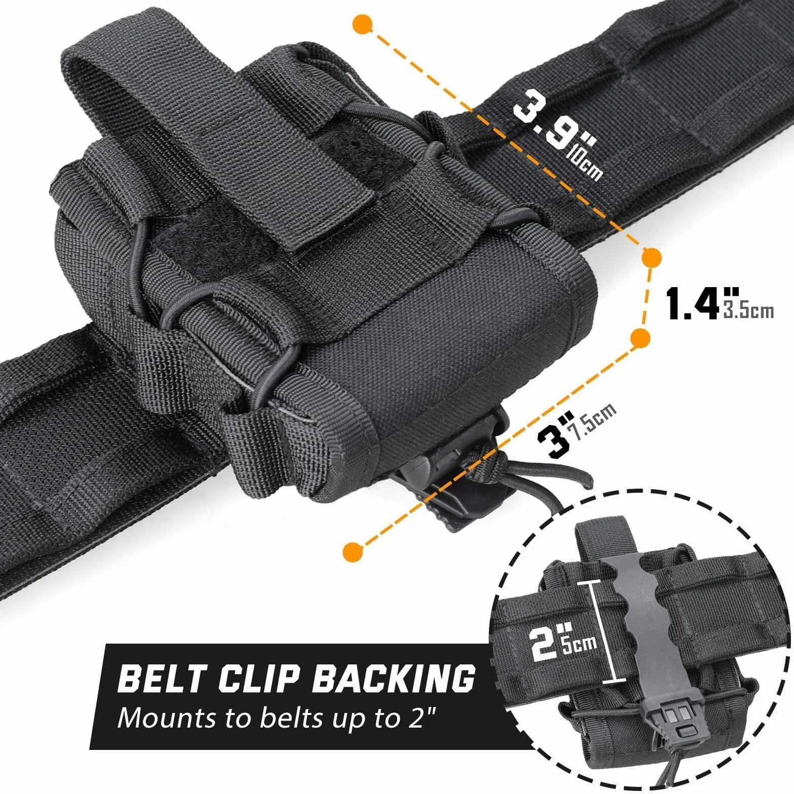 Molle Funda para Esposas con Mochila Táctica Bolsa Accesorios Cinturón Trabajo Asp Bisagras