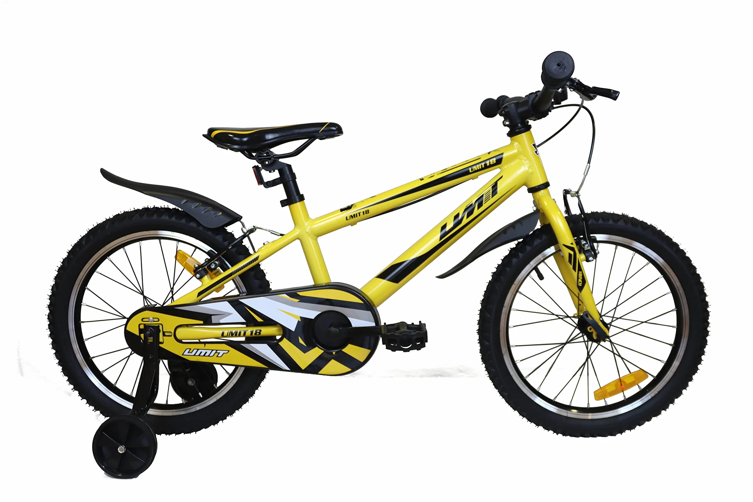 Bicicleta 18 Pulgadas Niño 6-9 Años Frenos V-Break Estabilizadores Cuadro Aluminio