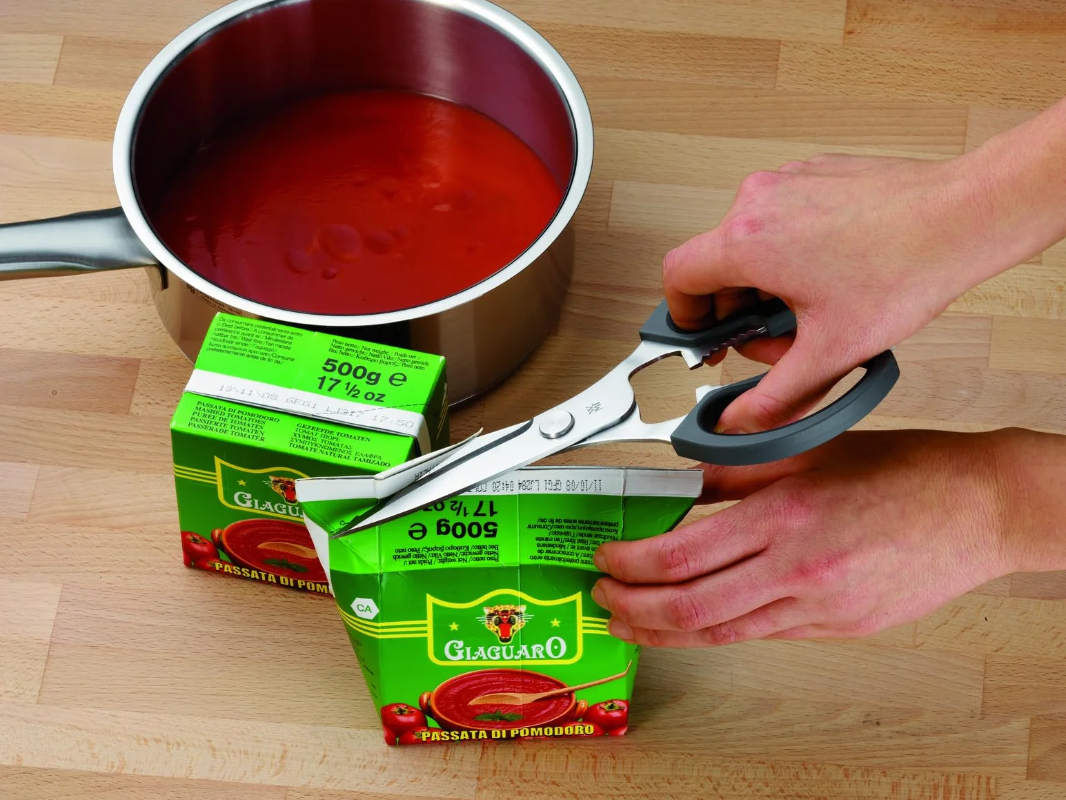 WMF - Tijeras de cocina multiusos 23 cm, Cromargan Acero Inoxidable pulido 18/10 Apto para lavavajillas