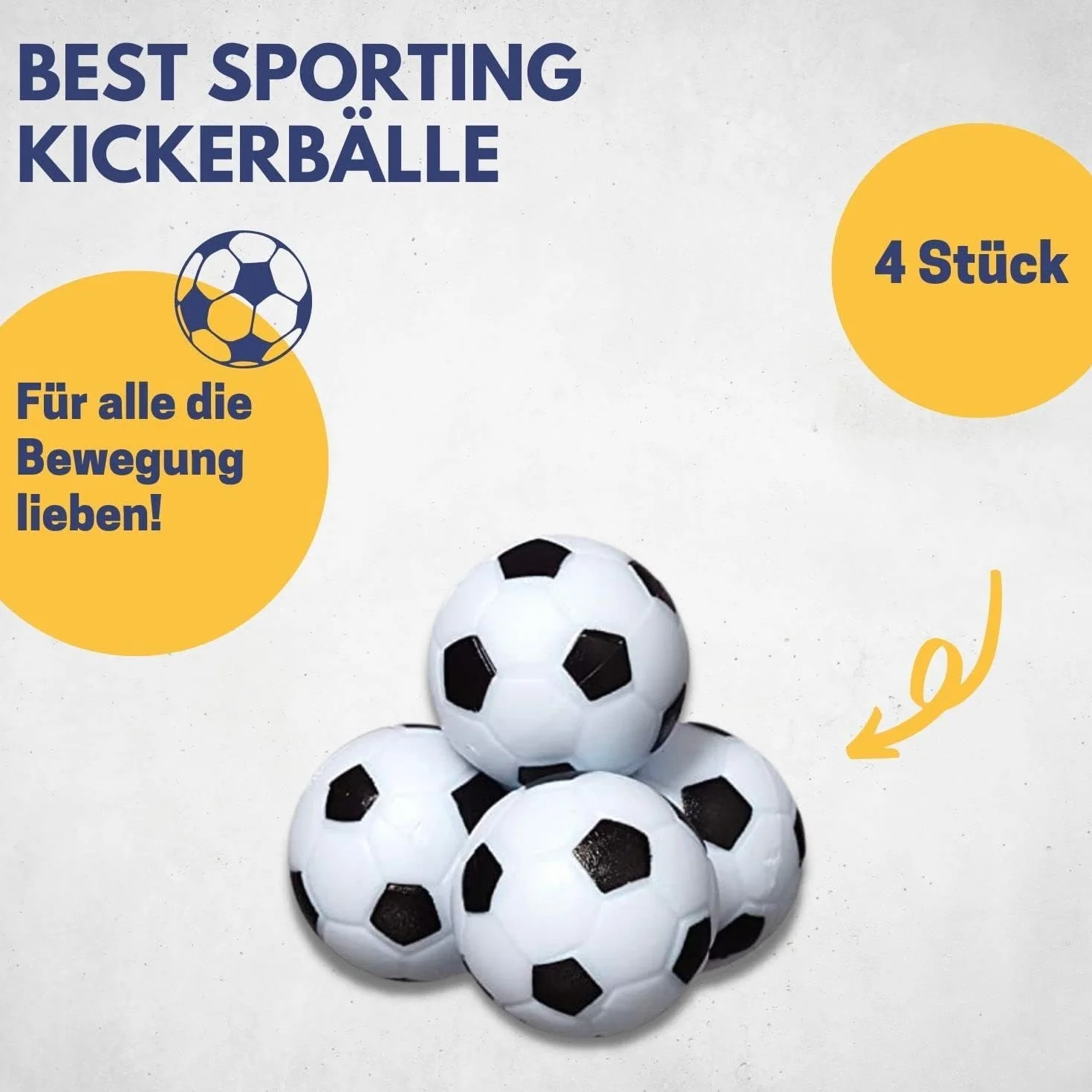 Juego de Pelotas de fútbol de Mesa Negro/Blanco