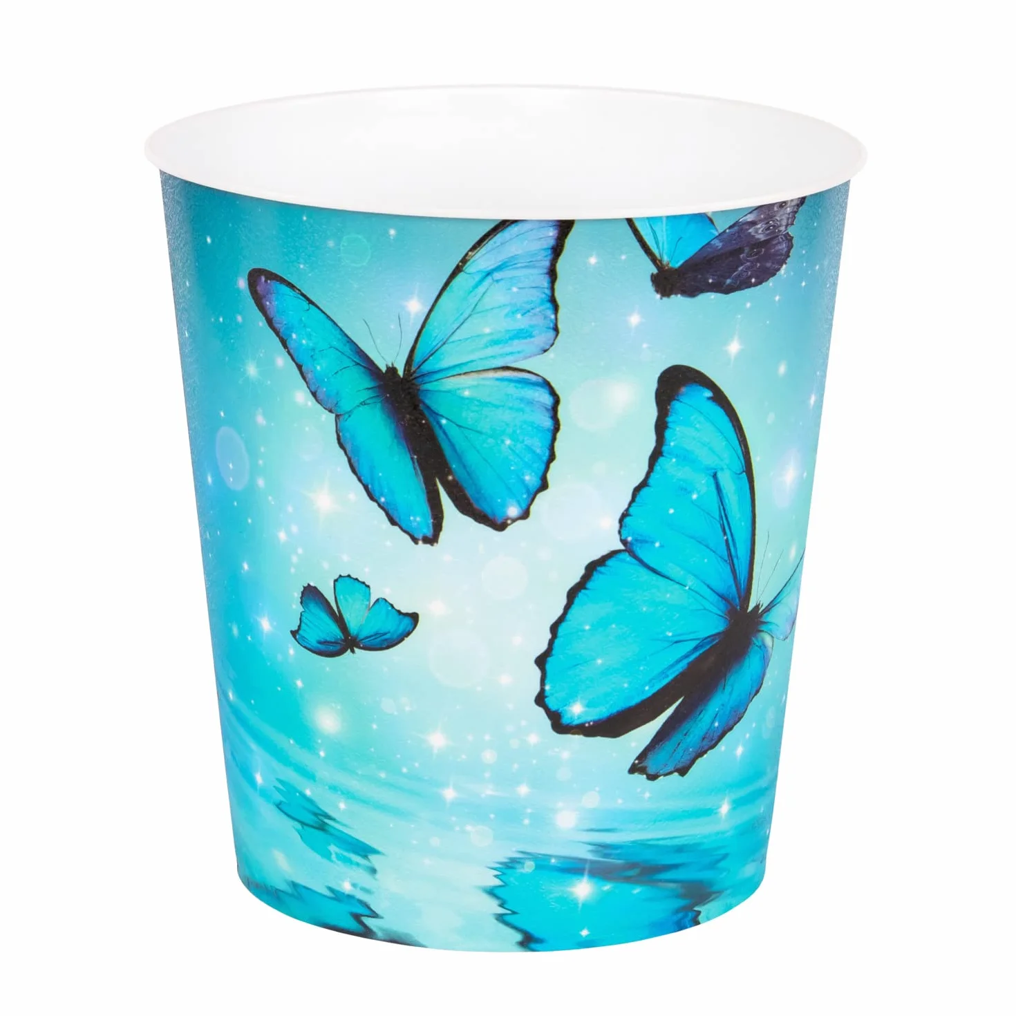 Idena Papelera para niños PP 9 litros mariposa habitación infantil