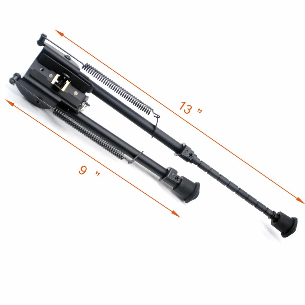 TRIROCK Trilock 9-13 Pulgadas Bípode para Airsoft y Rifle de Caza con Giro Stud