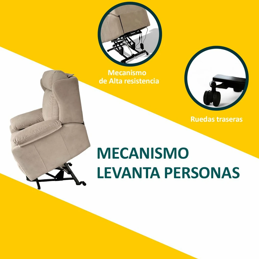 SILLÓN Relax ELÉCTRICO RECLINABLE Gravedad Cero (SILLÓN Relax ELÉCTRICO, Levanta Personas)