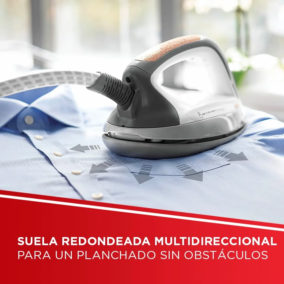 Polti La Vaporella XT100C, Plancha de Vapor con Caldera, 7,5 Bar de Presión, Autonomía Ilimitada, 1,4 L de Capacidad, Potencia 2350 W, Pulso de Vapor 500g, Blanco y Turquesa