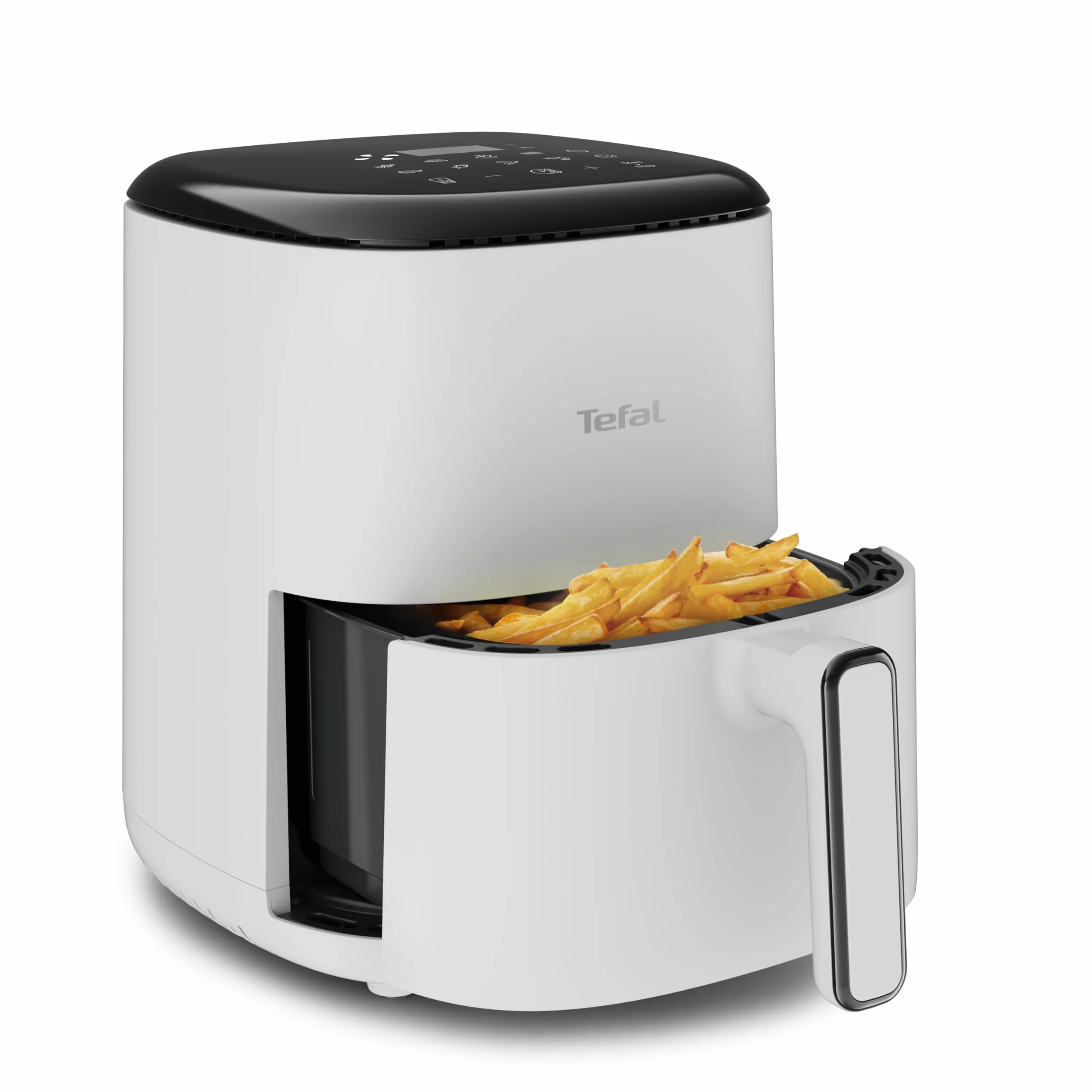 Tefal EY145A Easy Fry Compact Freidora de aire caliente, 3 L de capacidad, 10 programas de cocción automáticos, pantalla táctil, ahorro de tiempo y energía, revestimiento antiadherente, Nube