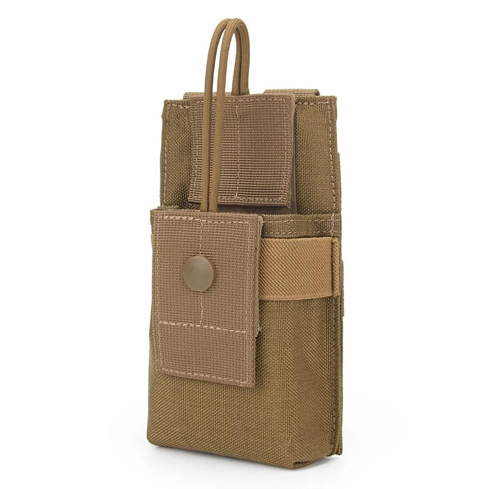 Bolsa táctica MOLLE 1000D para Walkie-Talkie caza paintball