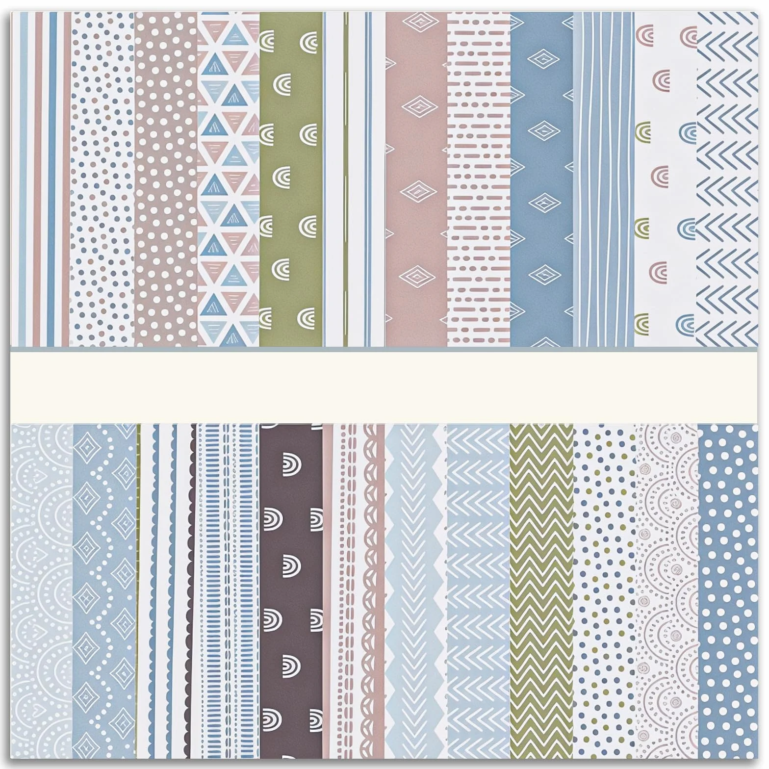 APOMOONS 24PCS Bloque De Papel Scrapbooking 31×31 cm Hojas Doble Cara Premium, Papel Decorativo Para áLbumes De Recortes Y Tarjetas Papels Scrapbooking Para DIY, Decoupage Journaling