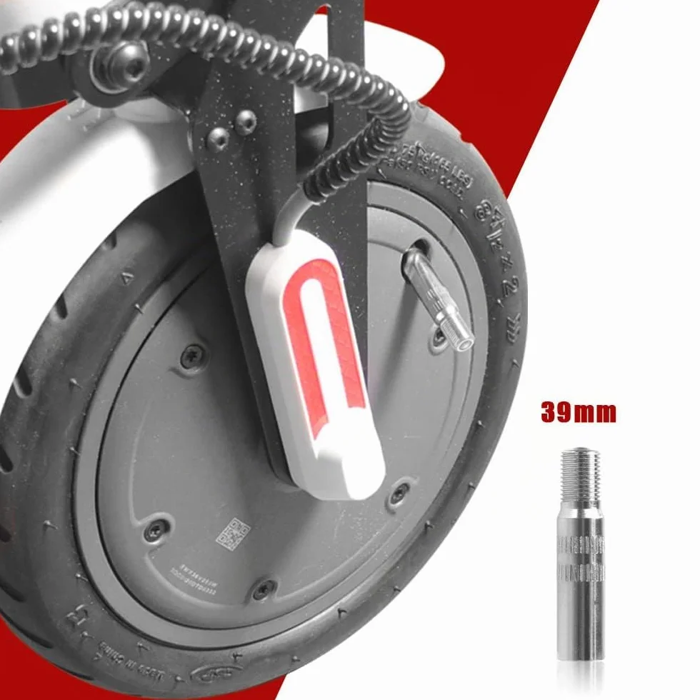 ANSENI Kit de ruedas Wanda 10 pulgadas compatible Xiaomi M365 1s Essential Pro Pro2 reemplazo scooter eléctrico Negro