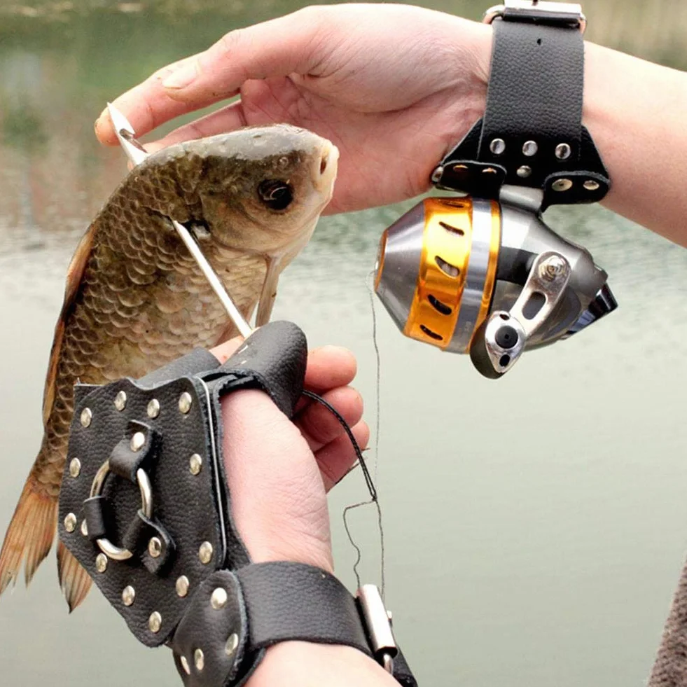 Zer one Peces Tiro Protector de la Mano Guardamanos PU Acero