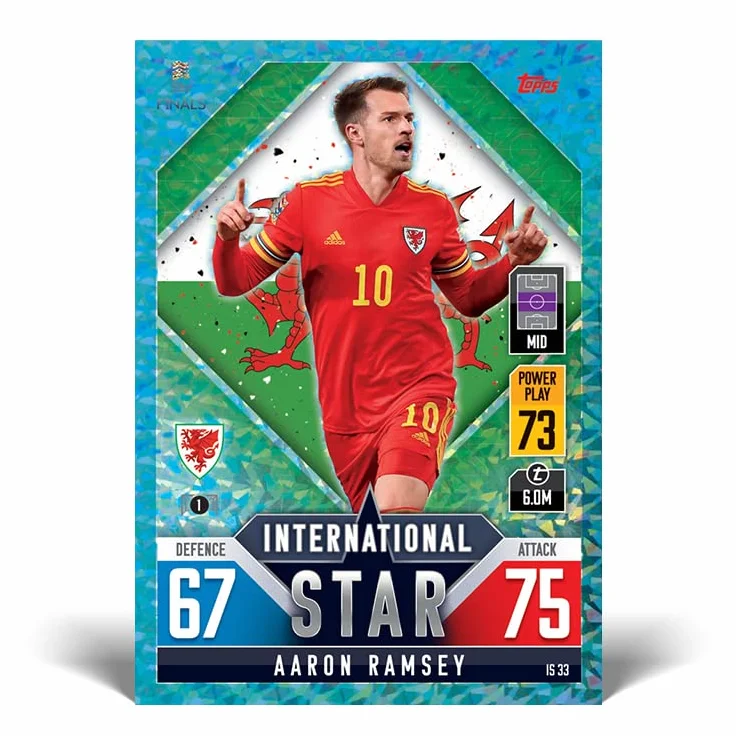Topps Match Attax 101 Tarjetas de fútbol UEFA Nations League Finals Caja completa 24 paquetes 240 cartas