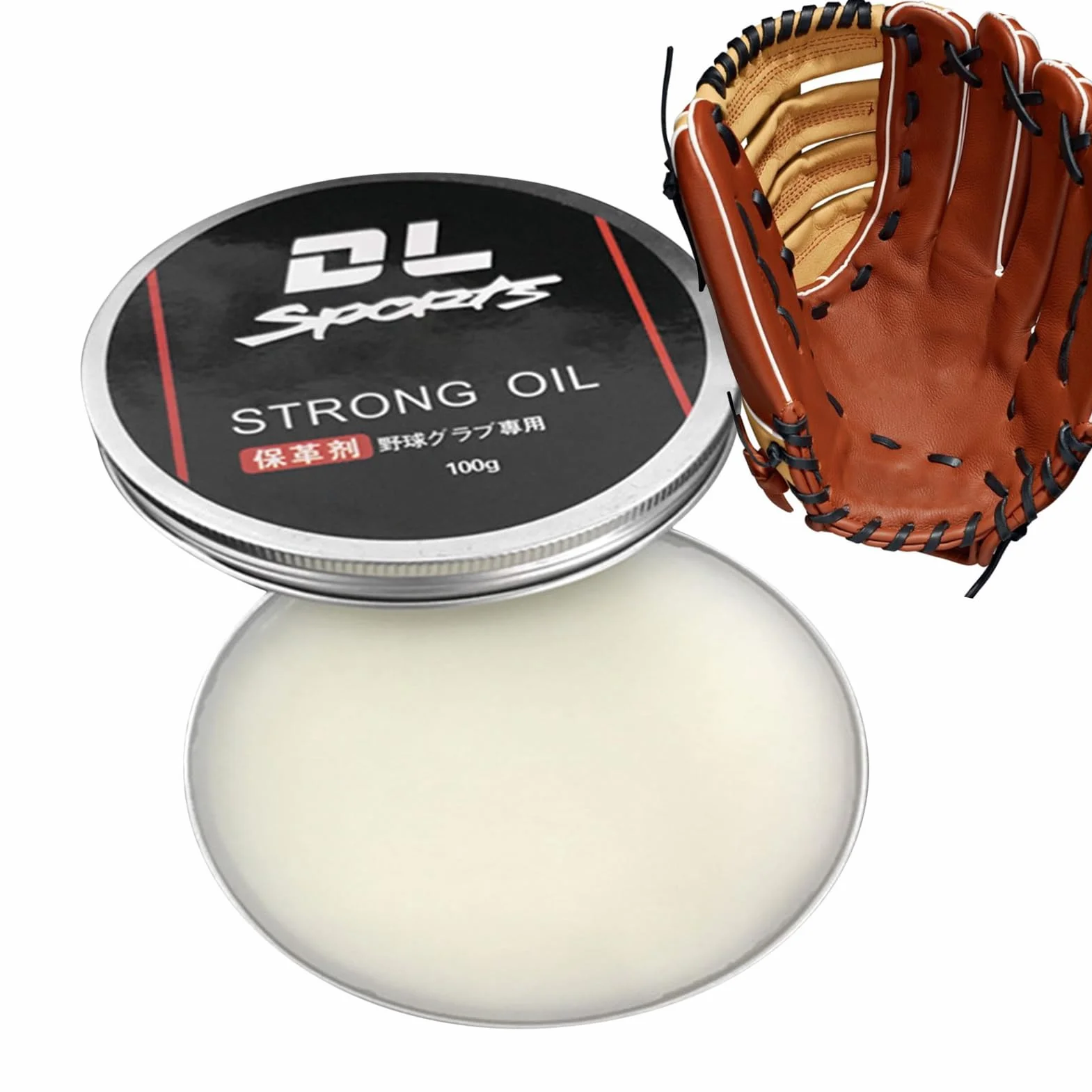 Acondicionador de Guantes de Béisbol, Bálsamo Restaurador, Crema para Cuidado de Equipo de Sóftbol, Fórmula Profesional de Reparación