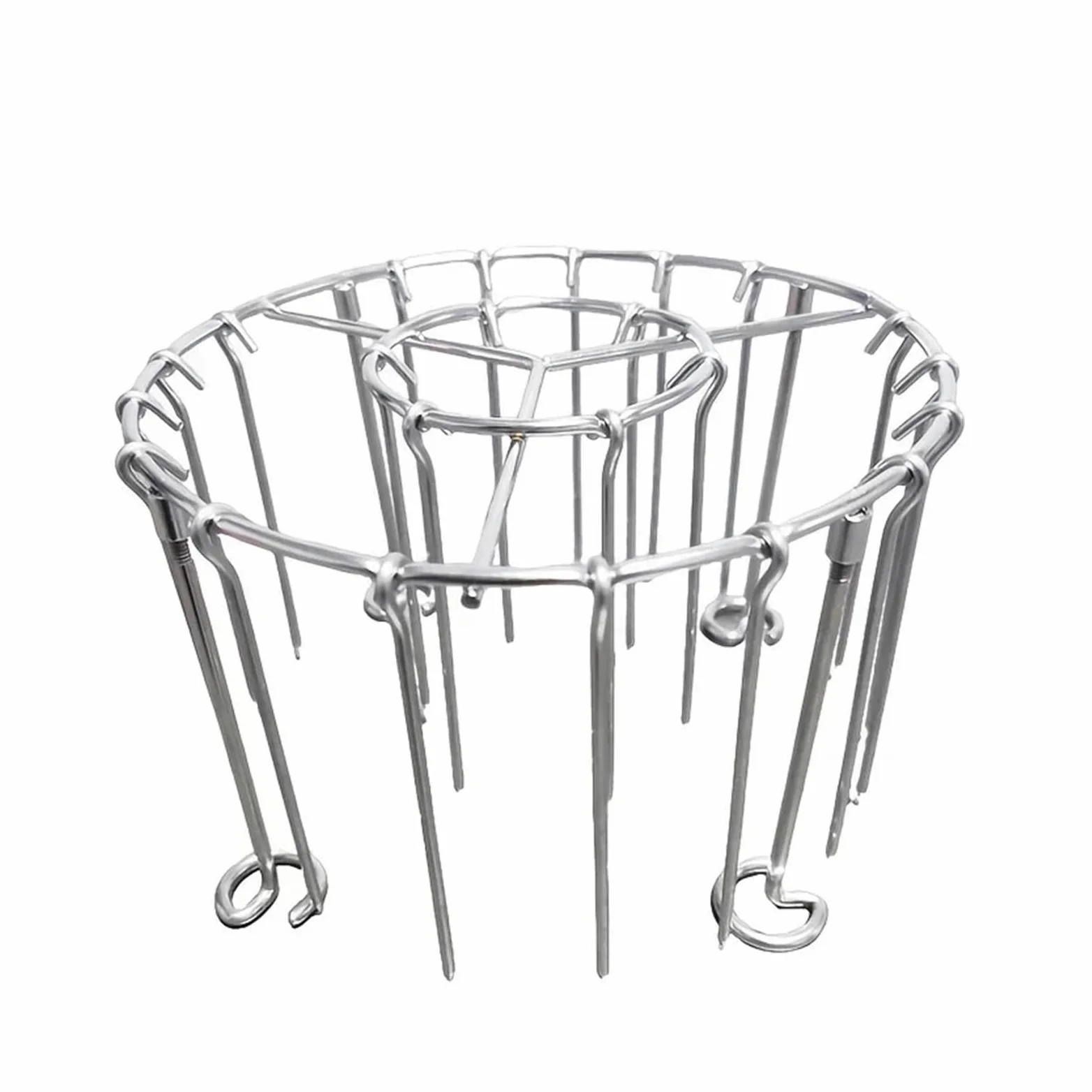 Genérico Parrilla Vertical de Acero Inoxidable for freidora de Aire | 23 brochetas, for 3,2-5,5 cuartos, multiusos, duraderas