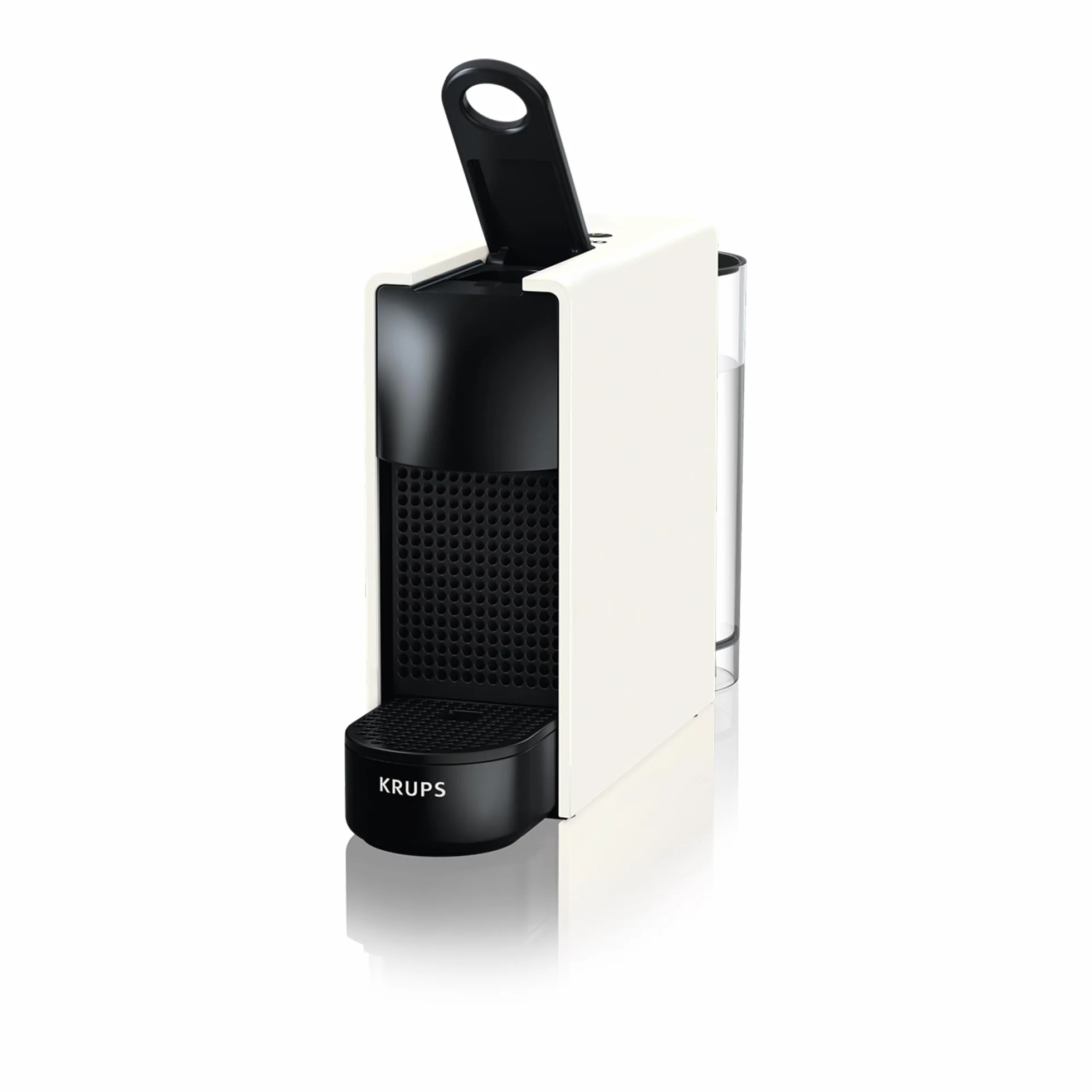 Nespresso Krups Essenza Mini XN1101PR5 - Cafetera Monodosis de Cápsulas Nespresso, Compacta, 19 Bares, Apagado Automático, Color Blanco