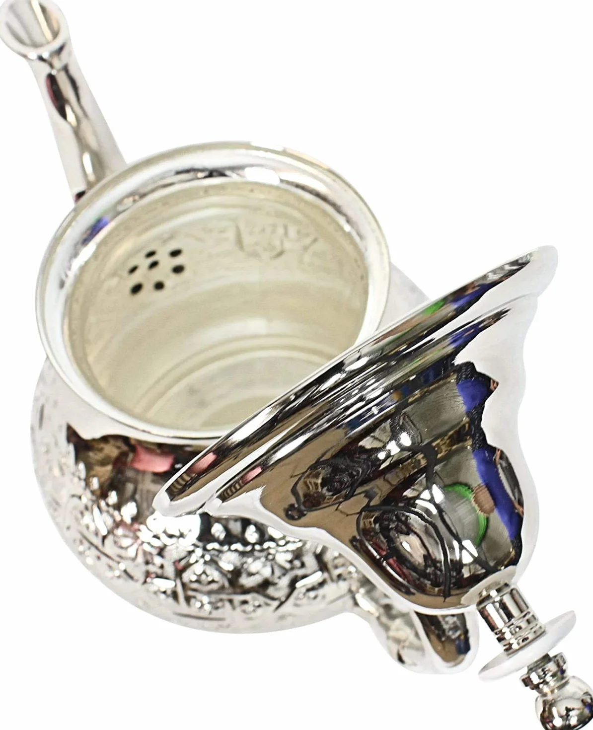 Tetera marroquí tradicional artesanal para dos vasos Ideal para disfrutar de tus infusiones todos los días.
