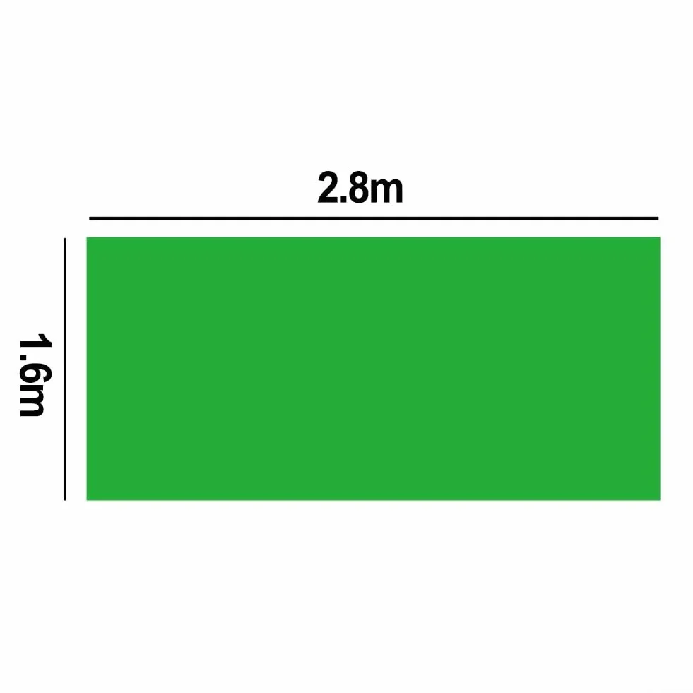 Mantel de fieltro para mesa de billar 9x5 pies, verde, suave, resistente