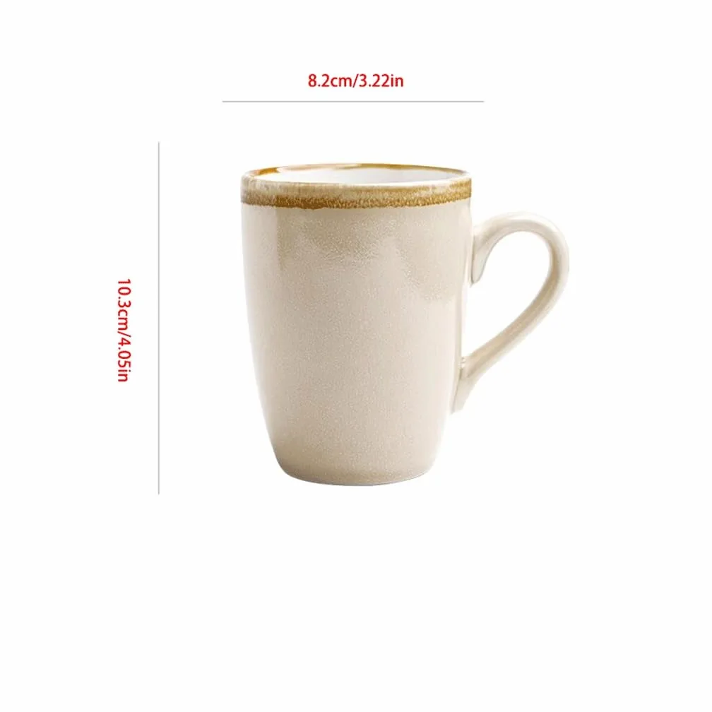 ENGENDER Tazas Cafe Tazas Transformadas En Horno, Tazas De Café, Tazas De Agua De Trabajo, Tazas De Té Mug Cups(A)