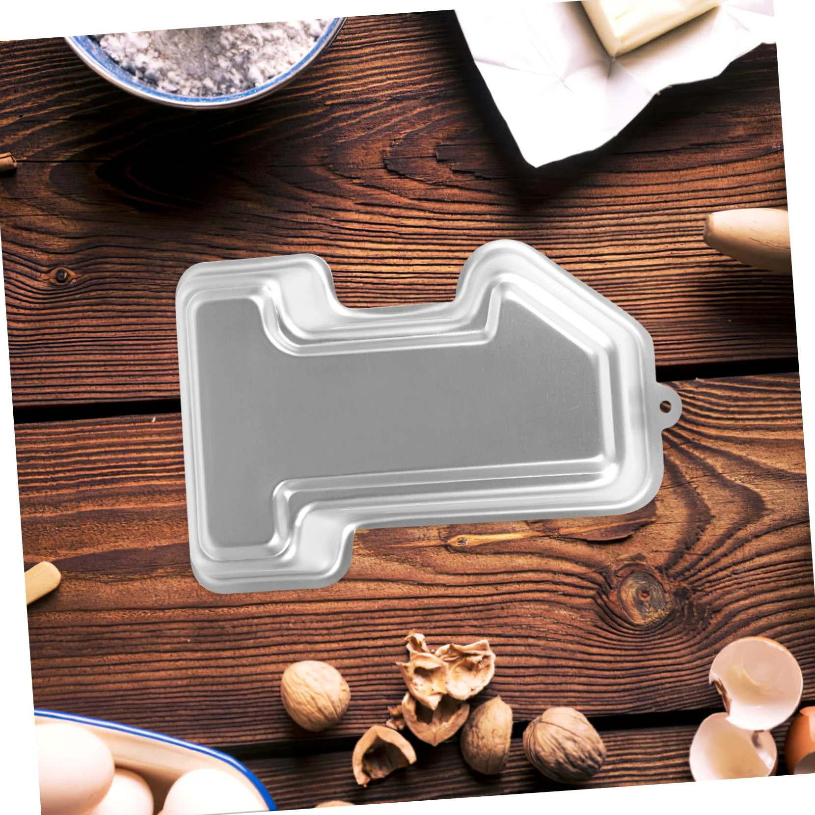 Cabilock 4 Piezas 1 Molde De Torta Bandeja Para Hornear De Metal Casera Molde Para Hornear Panadería Molde Para Pasteles De Número Pequeño Repostería Casera Aleación De Aluminio