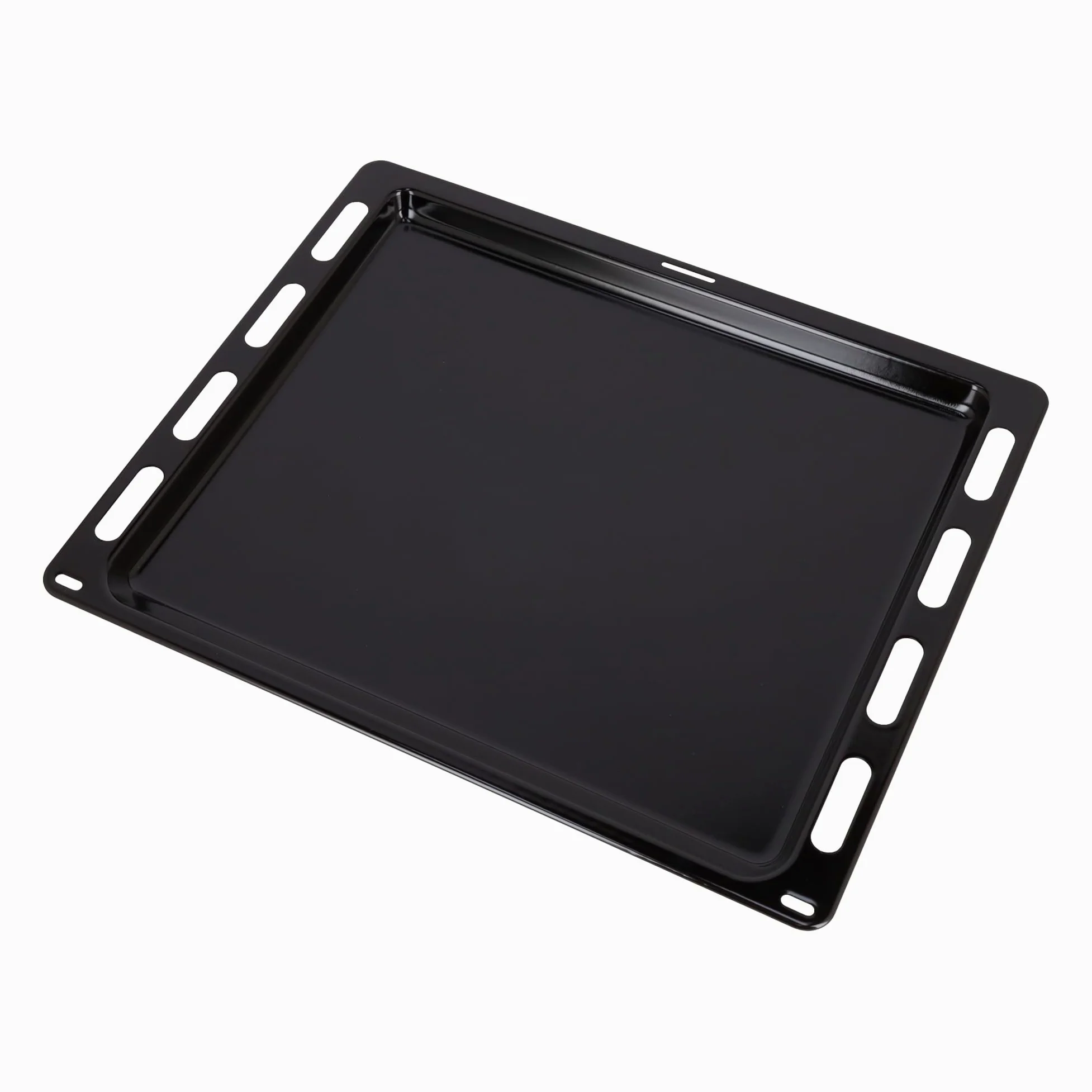 sparefixd ARISTON - Bandeja de horno esmaltada negra 44 x 37 cm