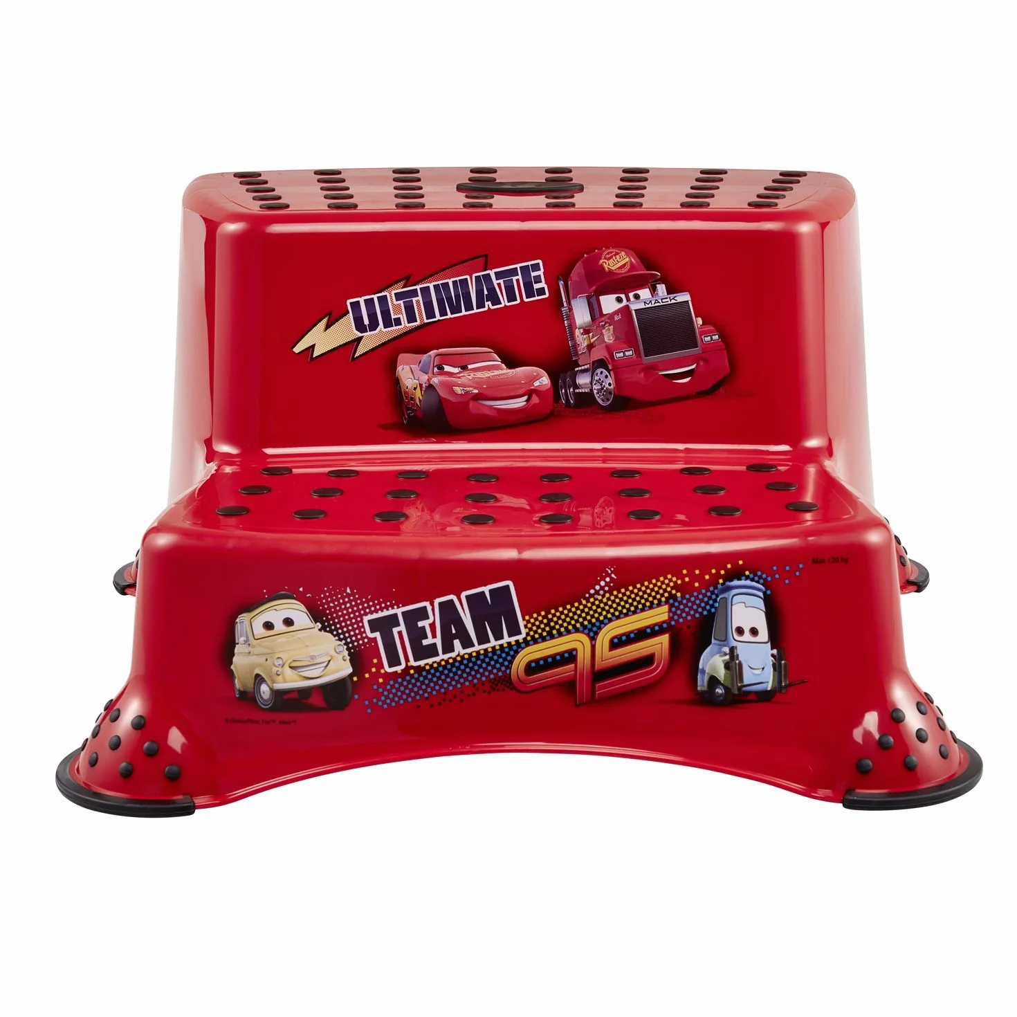 Keeeper Igor Taburete alzador 2 niveles antideslizante para niños 40x37x21 cm Rojo