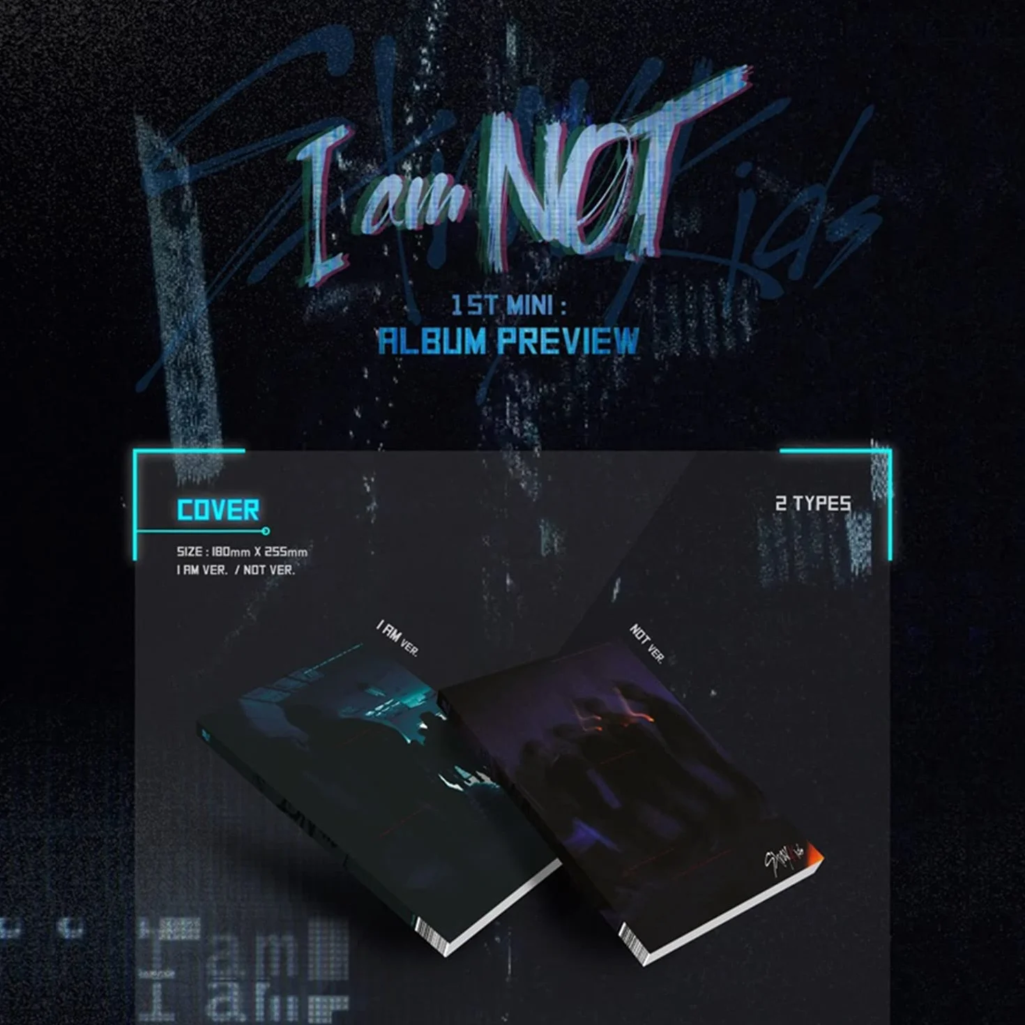 Stray Kids 1st Mini Album I am NOT NOT Ver. CD Photobook Photocards