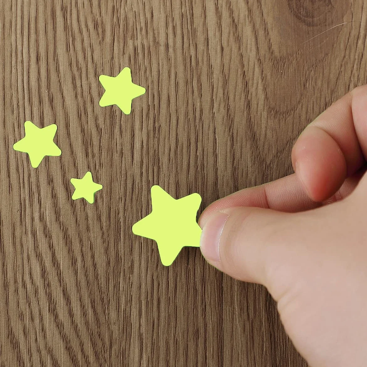 Estrellas Fluorescentes Pegatinas de Pared Decorativas Cielo Estrellado Brillante para Dormitorio Infantil