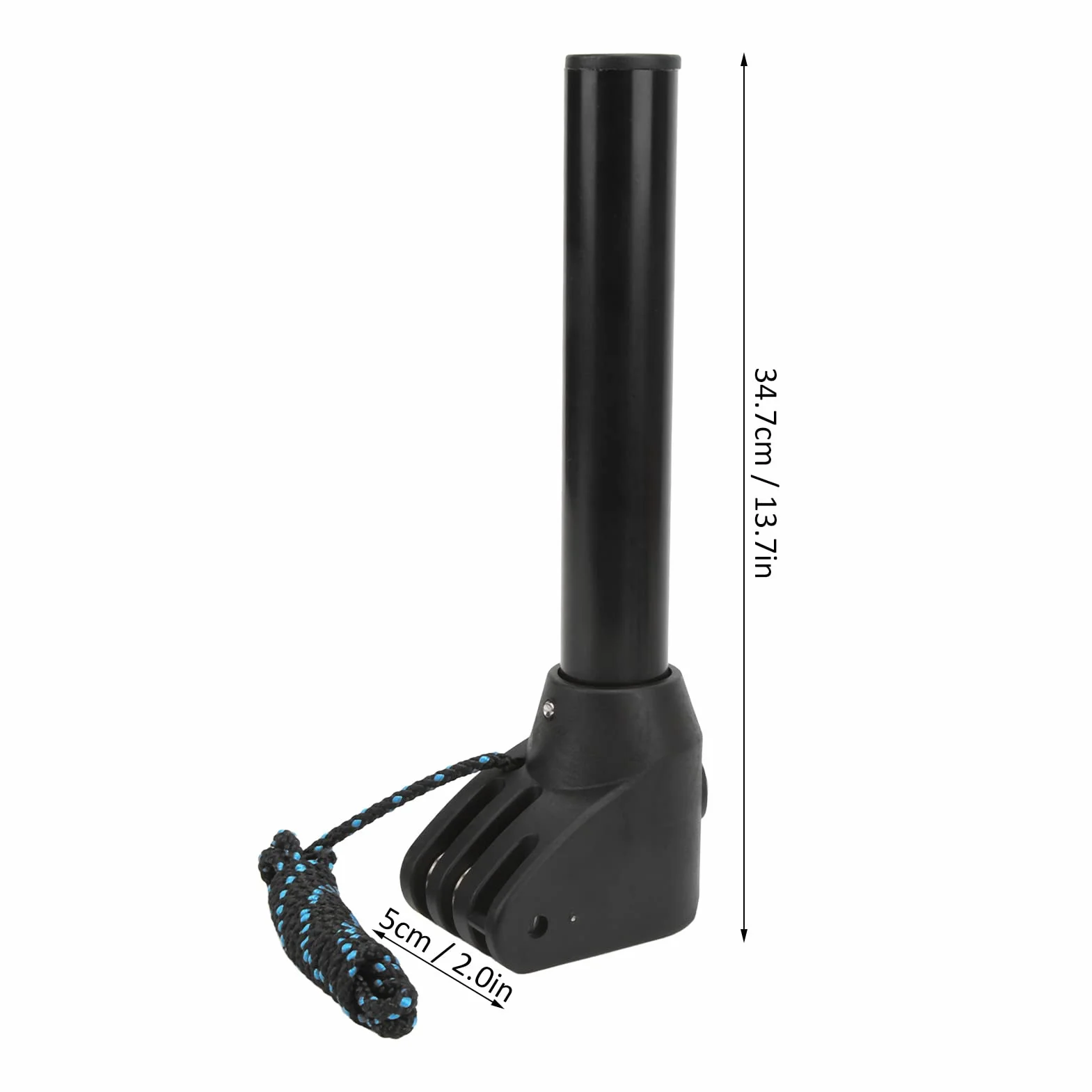 Varilla de Extensi¨®n de Windsurf, Adaptador de Montaje de Base de Varilla de Extensi¨®n de Windsurf de Aleaci¨®n de Aluminio con Cuerda para Deportes de Windsurf