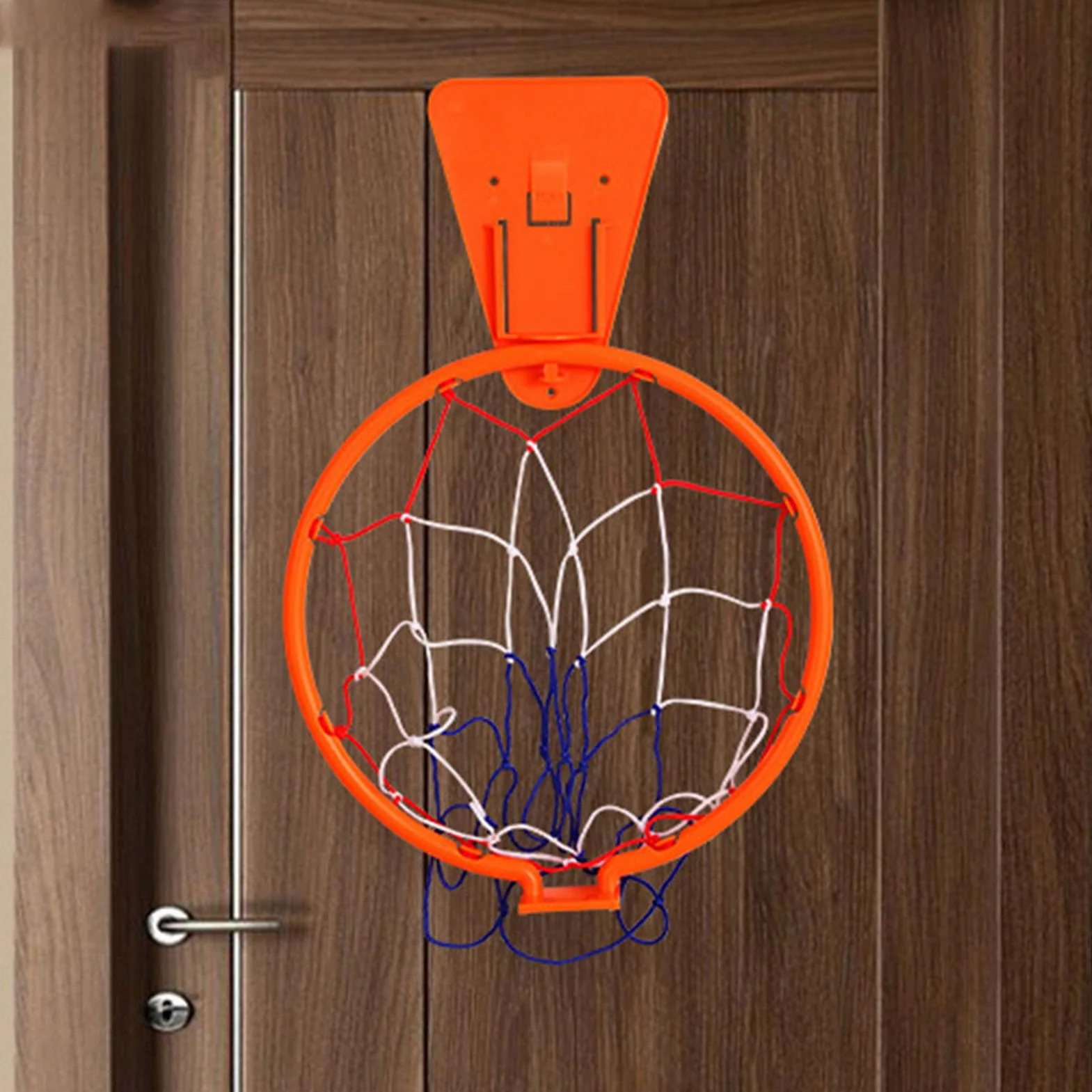 Aro de Baloncesto para Niños Montado en la Pared, Canasta Portátil para Puerta, Interior y Exterior
