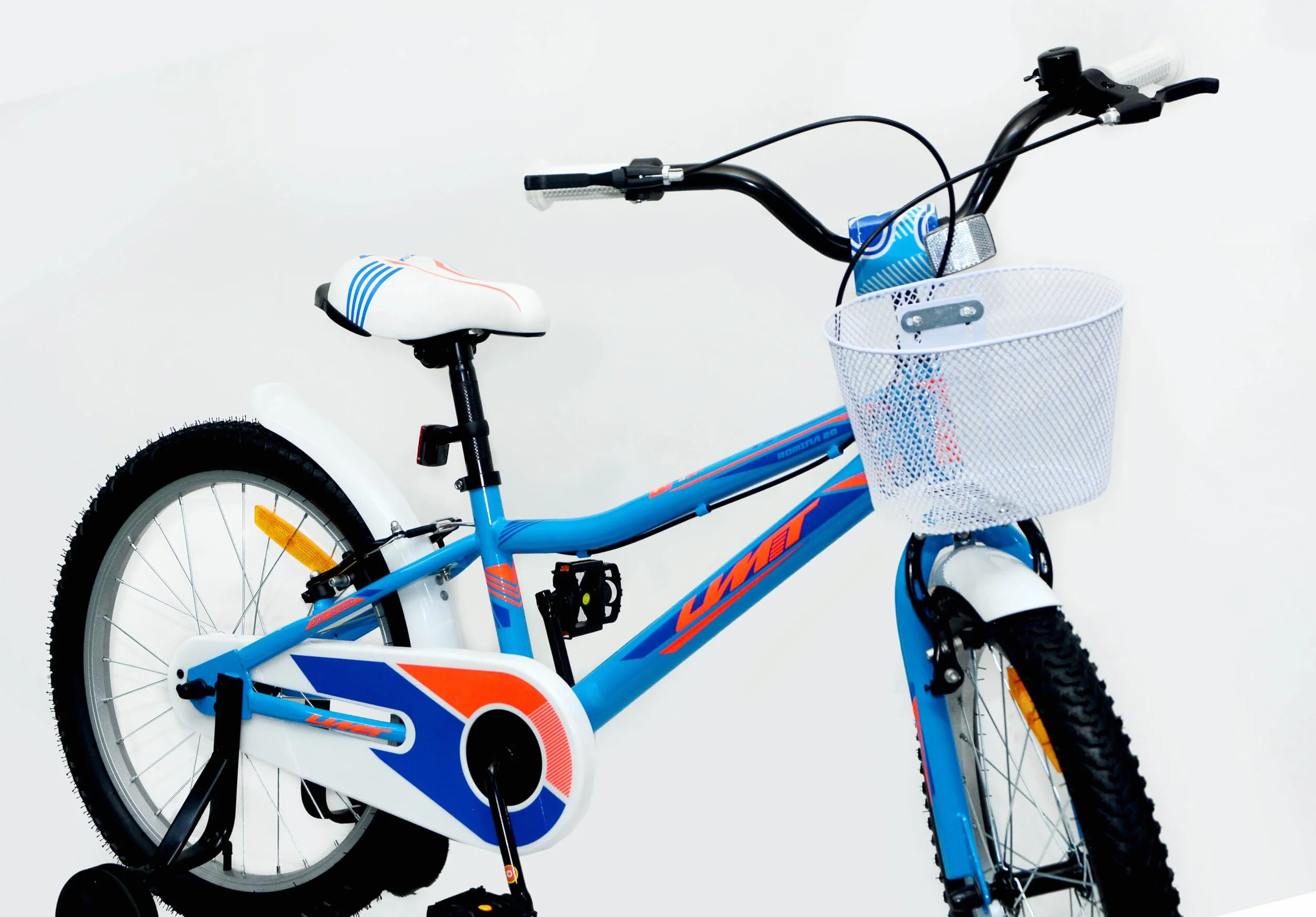 Bicicleta 20 Pulgadas Niña 6-9 Años Frenos V-Break Estabilizadores Cuadro Acero