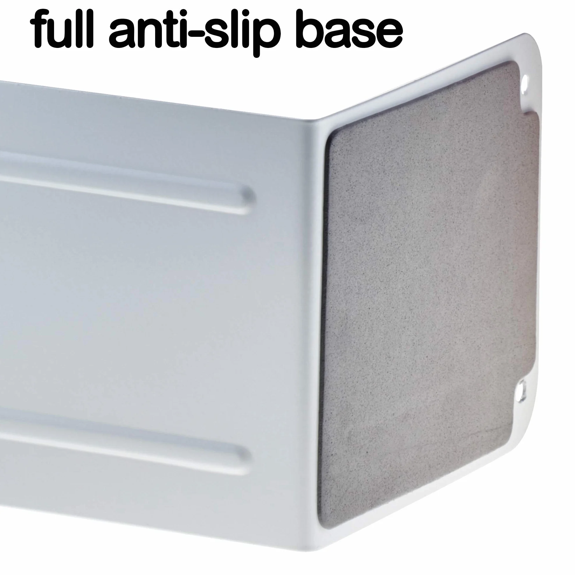Acrimet Premium Sujetalibros de Metal Resistente (Color Blanco) (Paquete de 1 par)