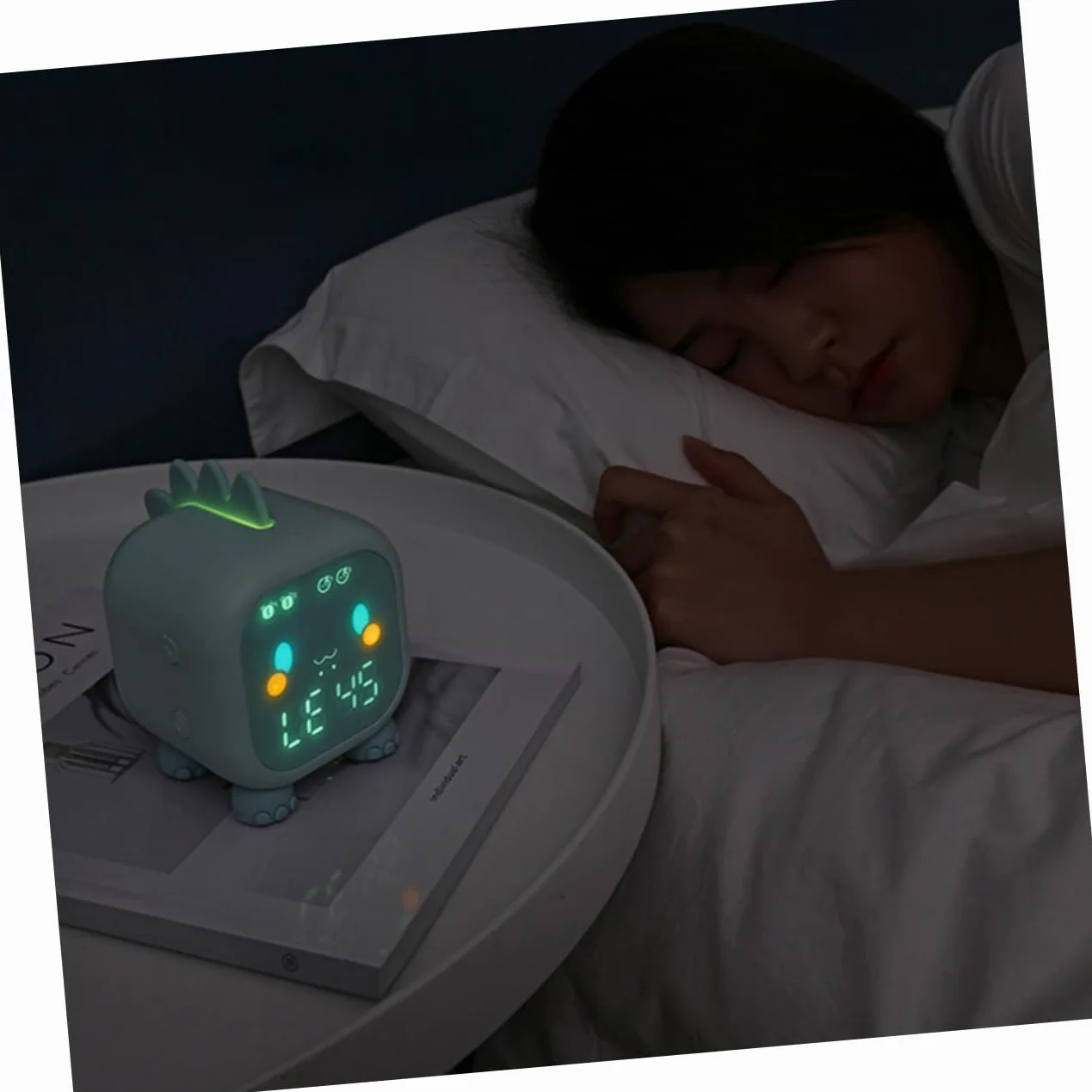 Alipis 2 Piezas Reloj Despertador Inteligente para Despertador con Radio smartwatch para smartwatch Reloj de Escritorio Digital LED Entrenador de sueño para Green