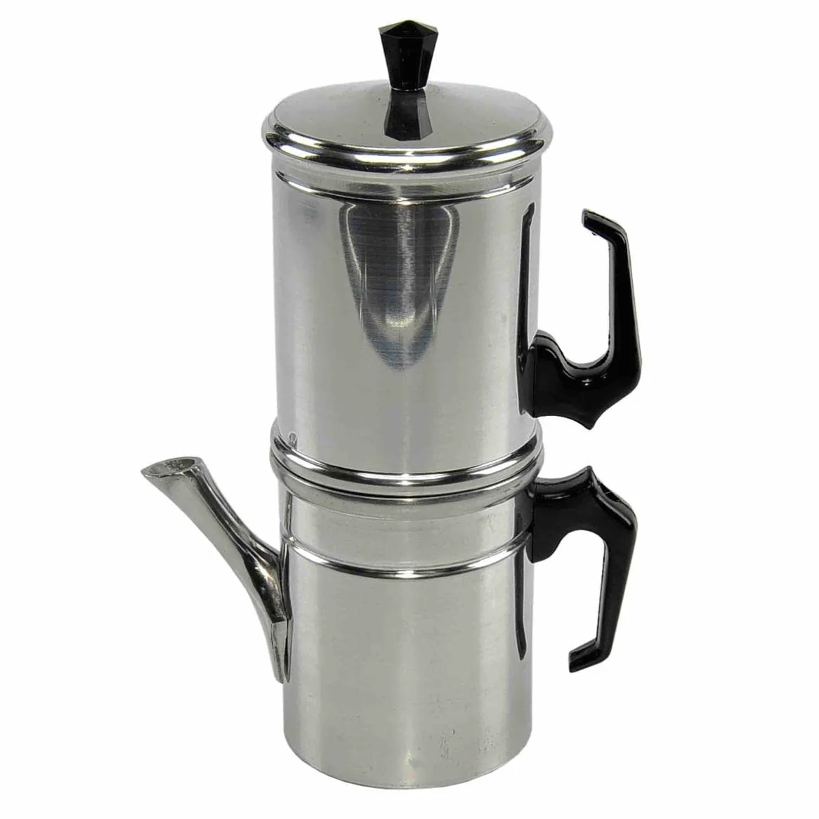 Zuiver Ilsa Napoletana Cafetera, Aluminio, Plata, para 6 Tazas
