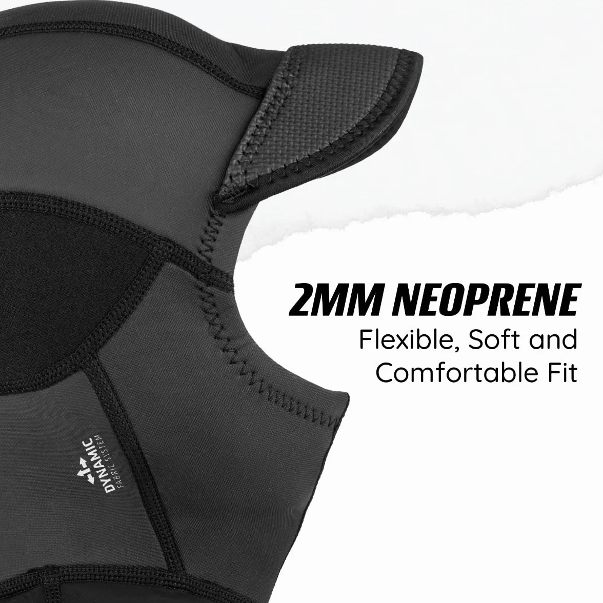 Osprey Wetsuit Hood | Unisex 2mm Neoprene, Durable, Stretchable Thermal Diving Hood for Snorkelling, Surfing and Swimming, Black
