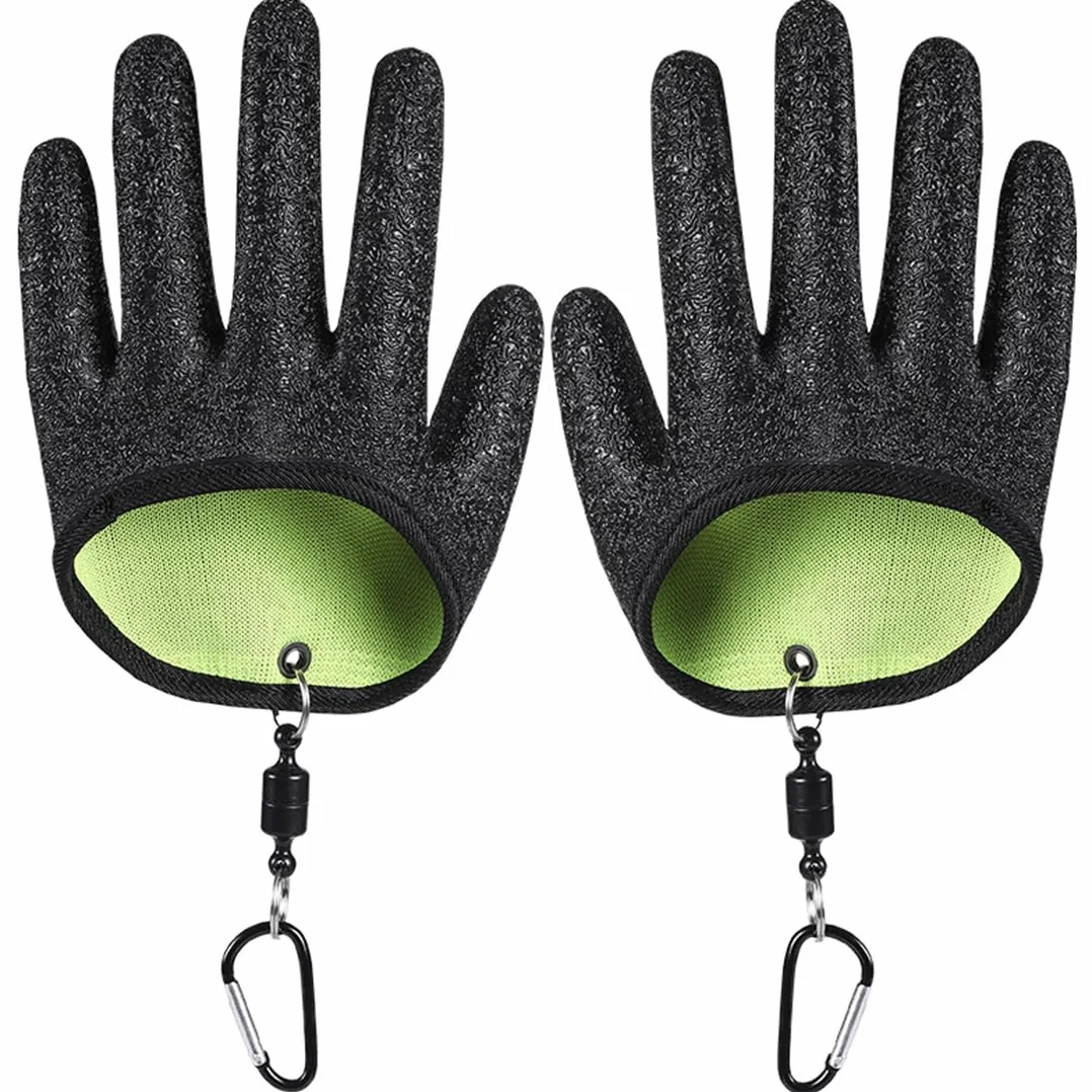 Guantes de Pesca Impermeables Resistentes a Cortes y Pinchazos Cierre Magnético