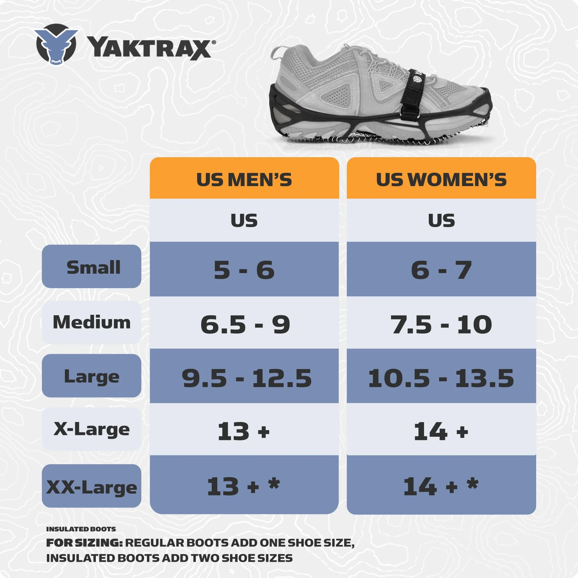 Yaktrax Pro Cadenas Unisex Adulto