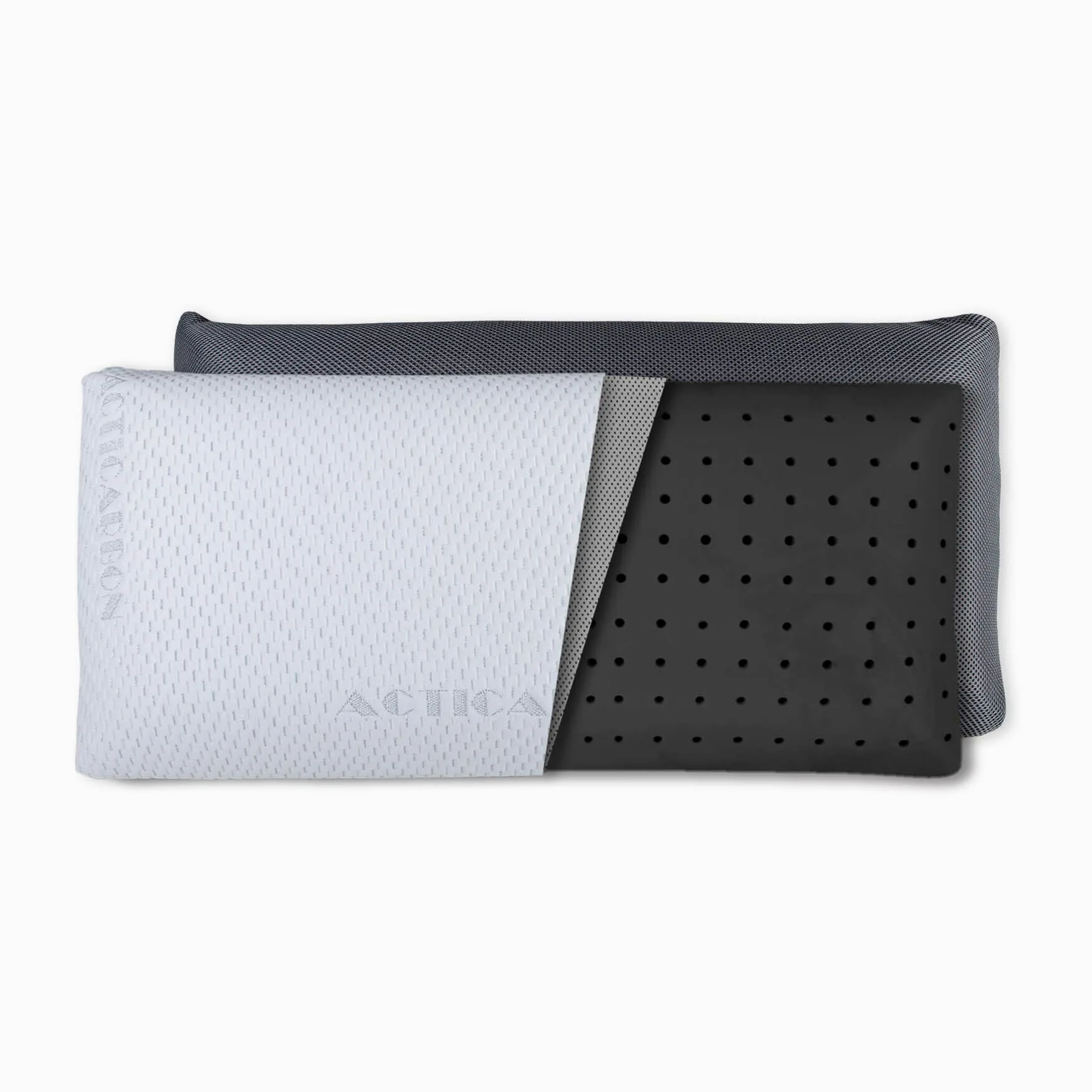Dreaming Kamahaus Almohada viscoelástica Carbono Activo 135cm | Núcleo indeformable | Hilo de Plata | Microperforada | Antiestrés | Funda con 2 Caras Invierno/Verano |