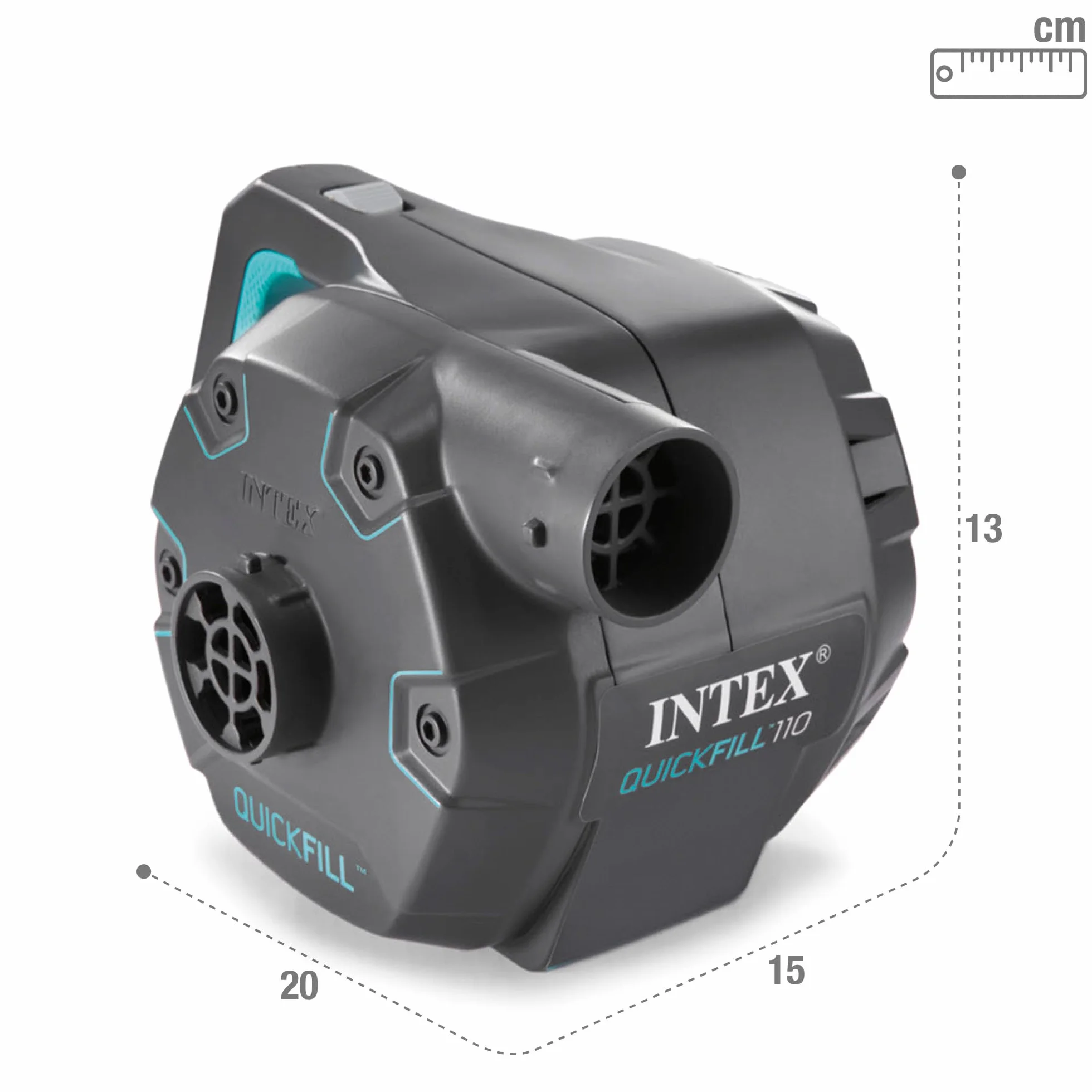 Intex 66644 Bomba eléctrica 220-240V con Manguera Azul