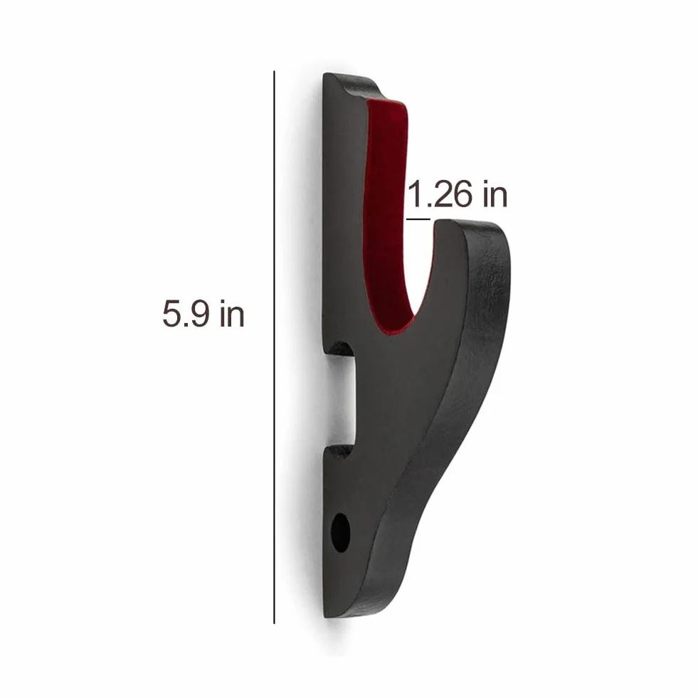 Kiuiom Soporte Pared Espada Samurai Katana Tanto Exhibición Ganchos Madera Acolchado