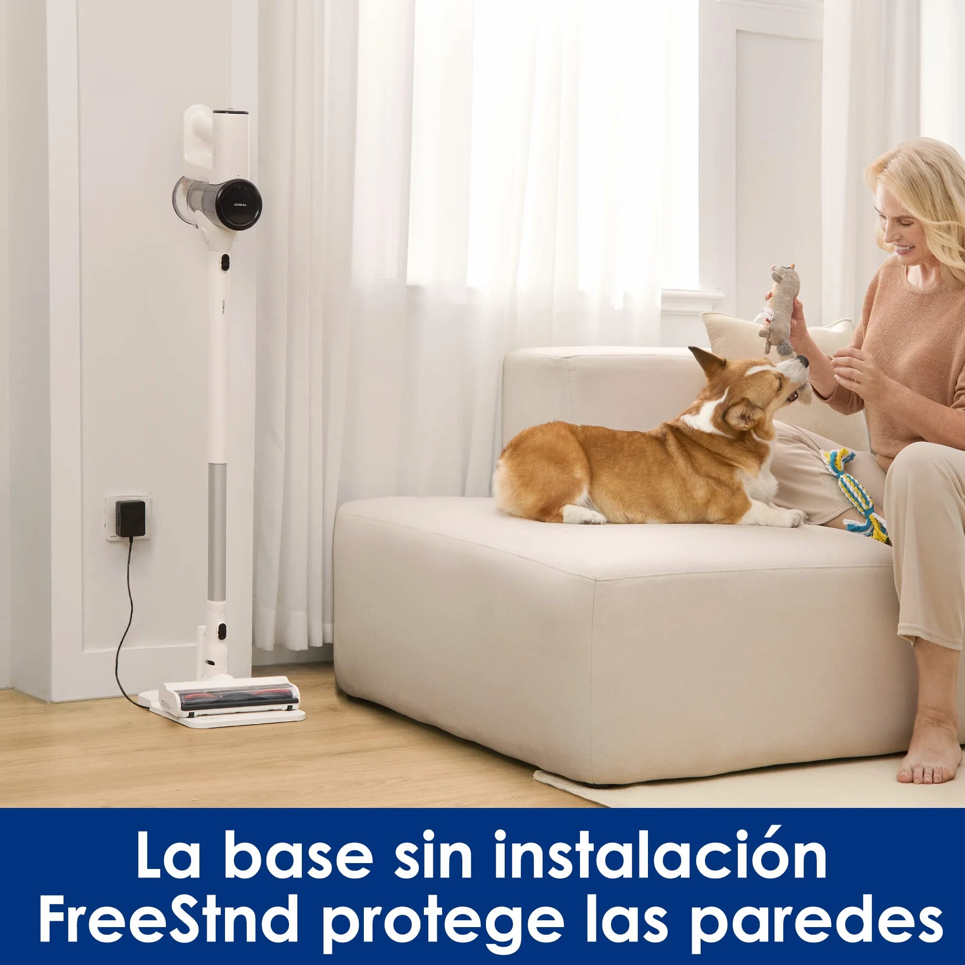 Aspiradora PURE ONE Air Inalámbrica y Súper Ligera, 1,8 kg,Multi-Cyclone, Aspiradora de Mano con Múltiples Accesorios, Succión Potente y Ultrasilenciosa, Diseño Duradero, base de carga sin instalación