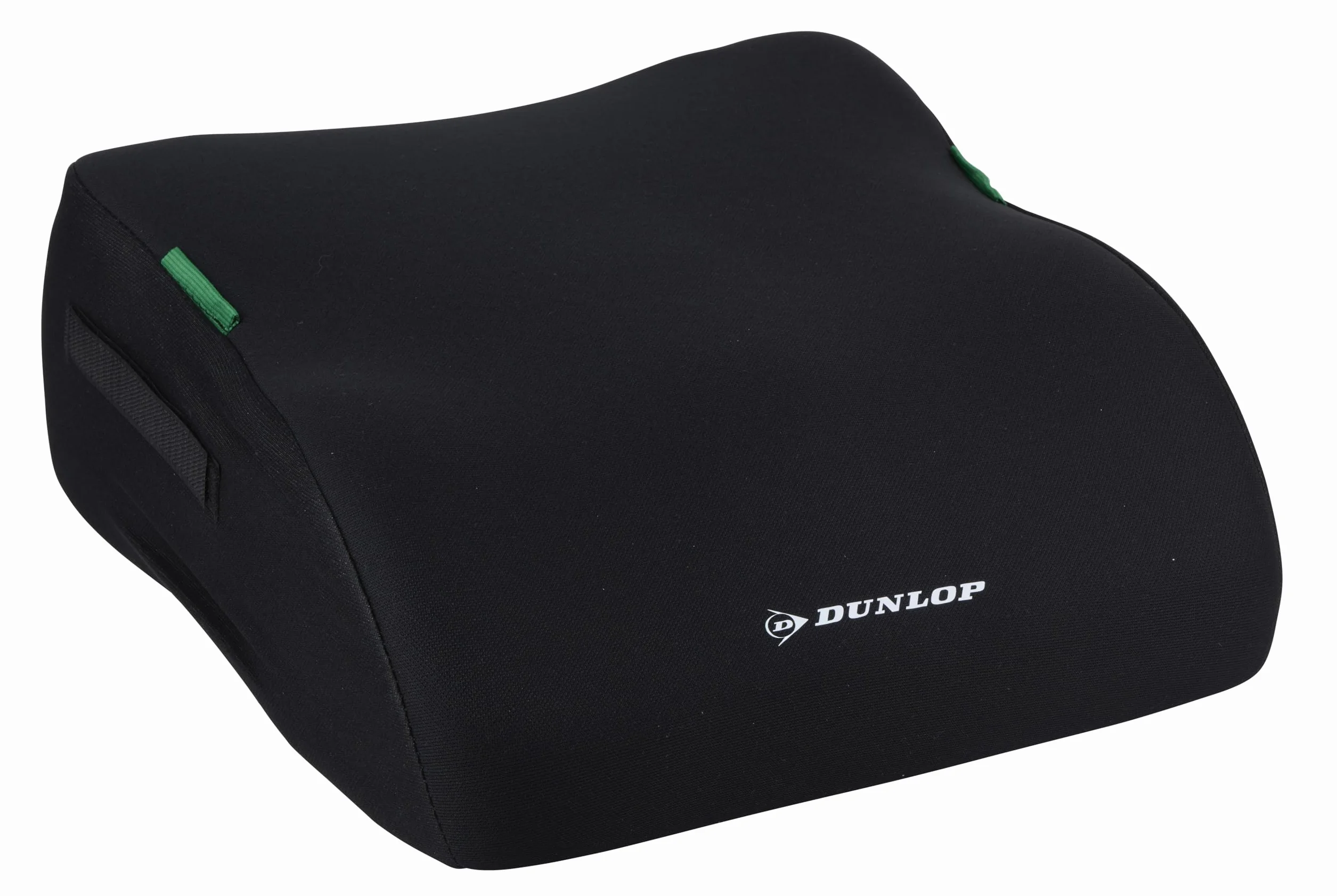 DUNLOP Elevador de Coche para niños, Negro, ECE R129 - Asiento ergonómico para niños a Partir de 3 años - Funda Lavable - Cojín para niños de 135 a 150 cm