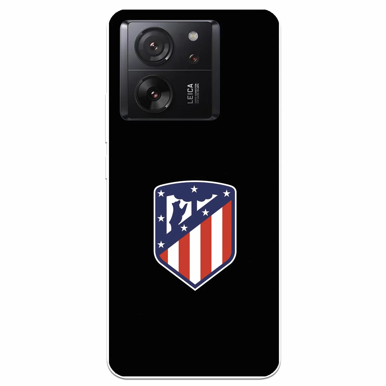 Funda Xiaomi 13T / 13T Pro Atlético de Madrid Escudo Negro Silicona Oficial