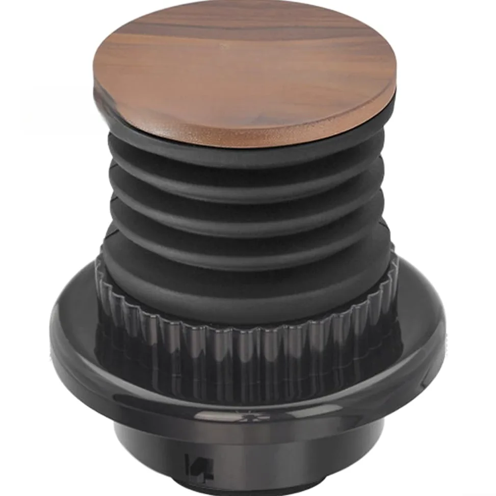 Herramienta de limpieza de molinillo de café, soplador de silicona para Breville BES870 BES880 - Doble función para limpiador de tolvas, cepillo elimina negro 78 mm (A)