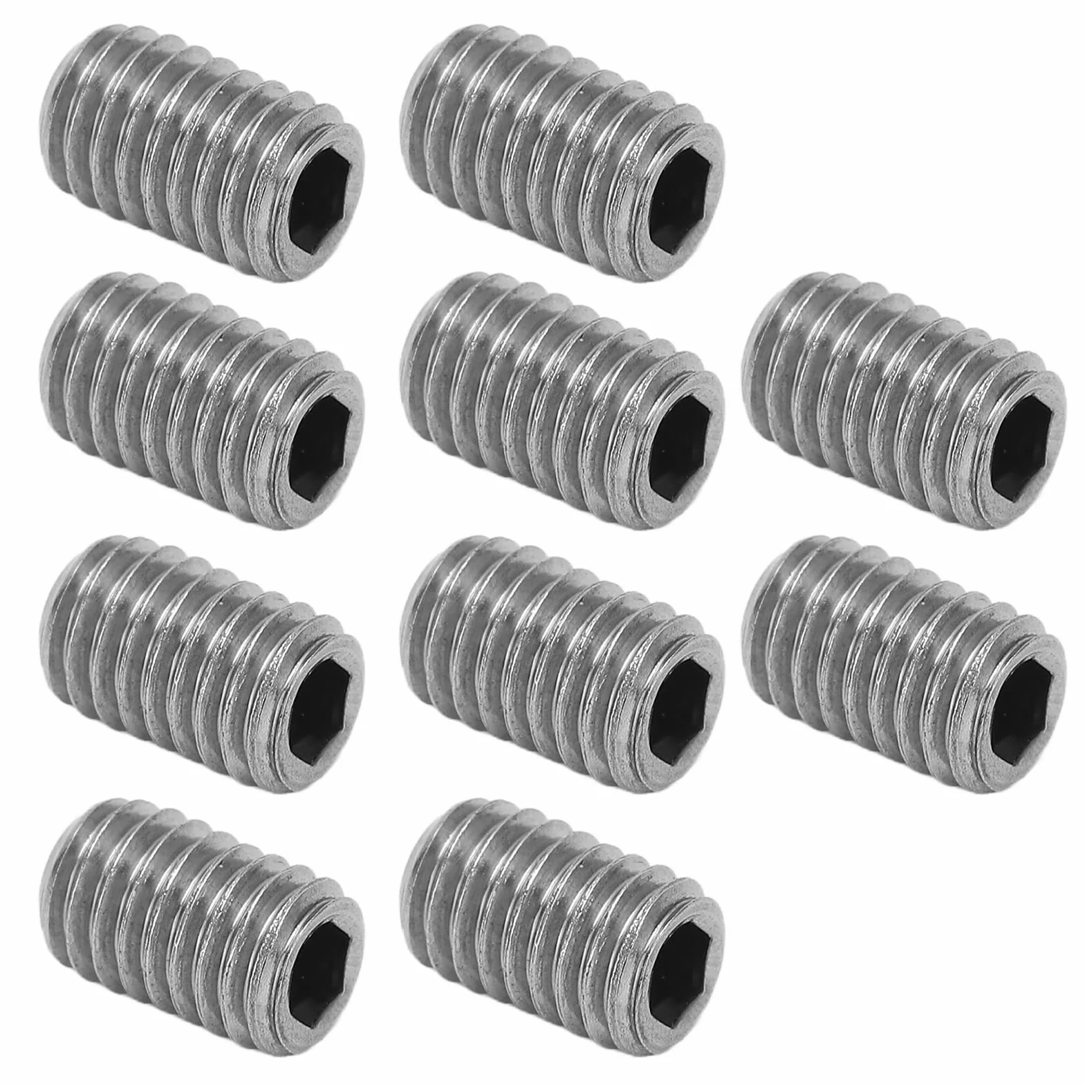 VGEBY 10 Tornillos para Aletas de Tabla de Surf, Acero Inoxidable 304, a Prueba de Herrumbre, Portátiles, M5, Aleta Grub, Tornillos de Repuesto Remar
