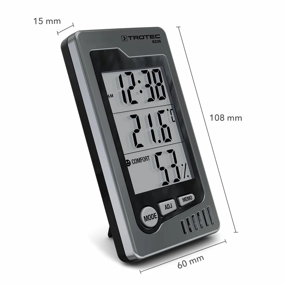 TROTEC Termohigrómetro para interiores BZ05