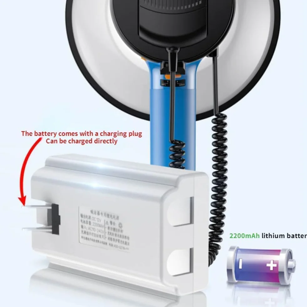 Megáfono Portátil 100W Altavoz Bullhorn de Gran Capacidad para Exteriores