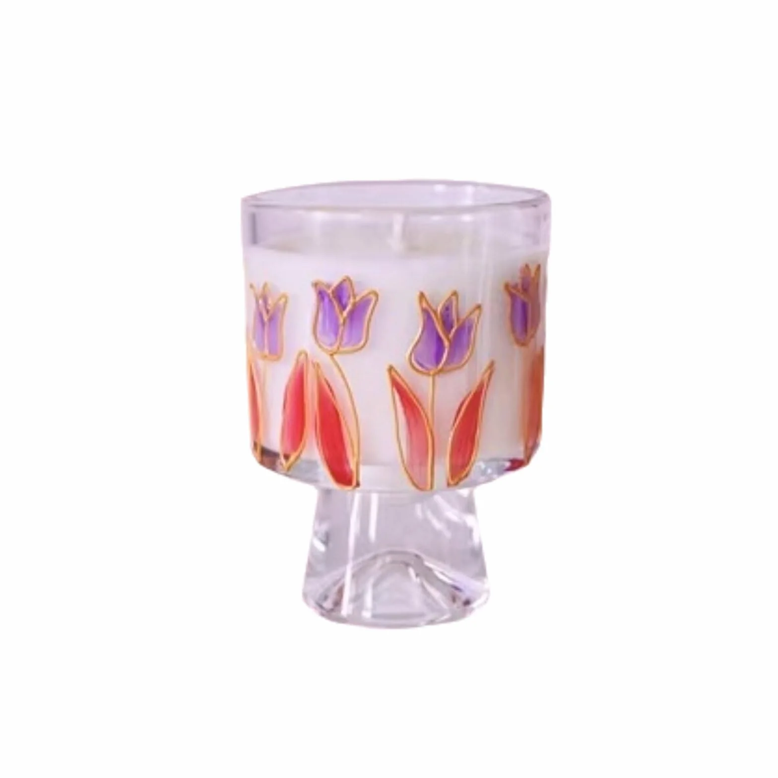 Velas de vidrio hechas con cera de soja y aceites esenciales, vela de aromaterapia reutilizable, combustión limpia for dormitorio, oficina y fiesta(Rot)