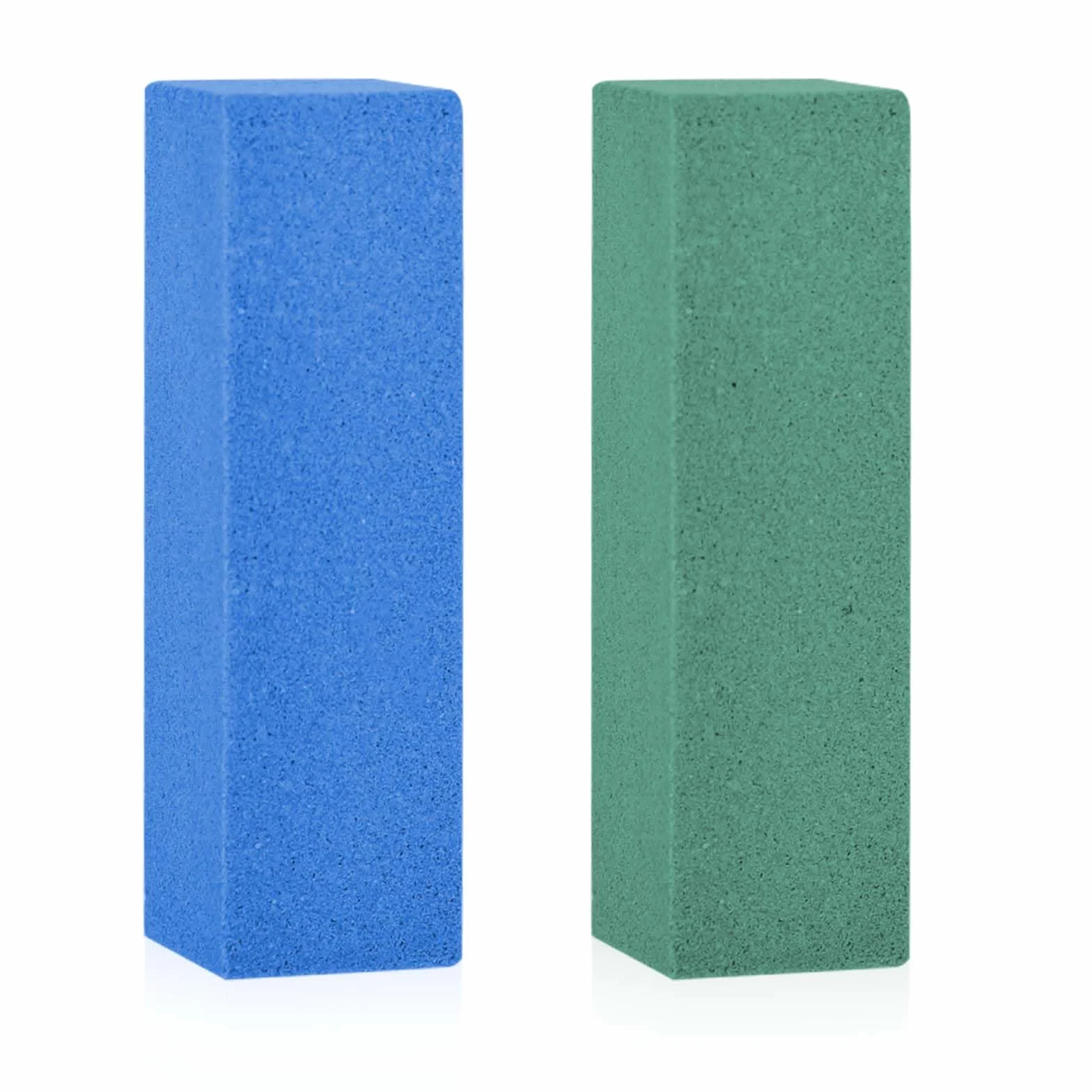 Piedra Abrasiva de Goma 2 Piezas para Snowboard, Grano Verde 60 y Azul 120