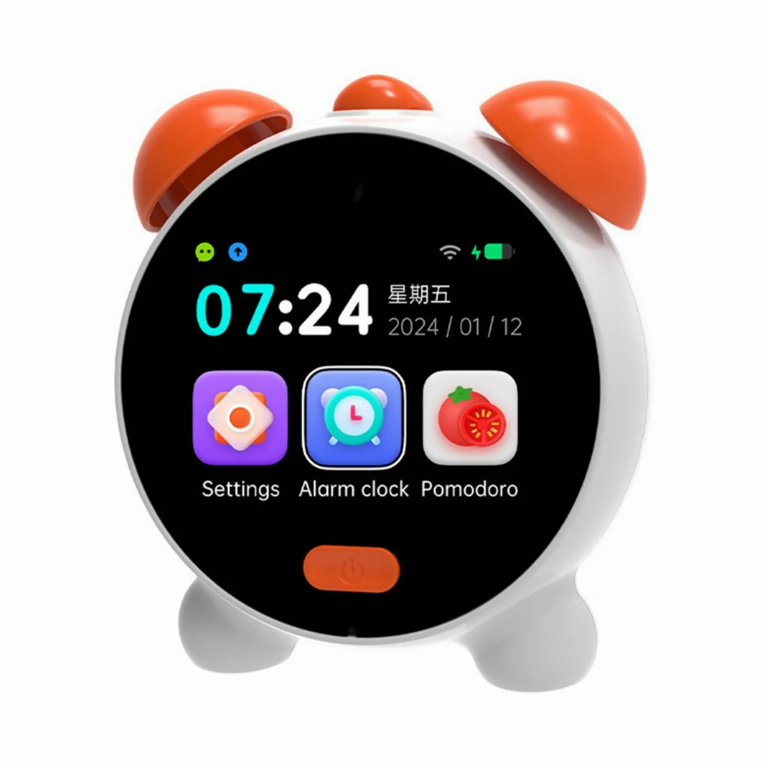 Reloj despertador inteligente con IA para niños, asistente interactivo de aprendizaje de inglés, más de 50 alarmas, sonidos de sueño y luz nocturna, gestión del tiempo con altavoz de alta fidelidad